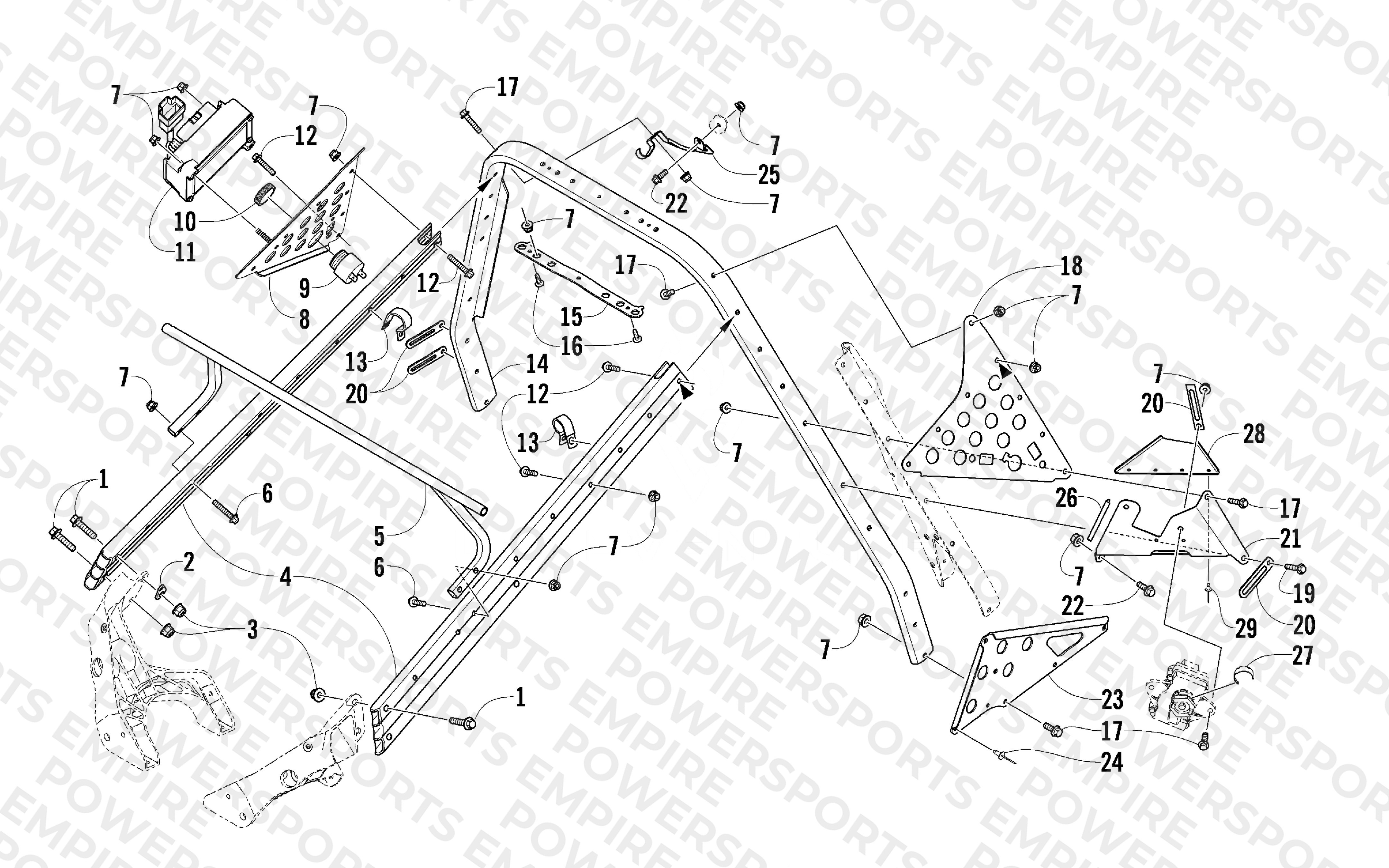STEERING SUPPORT ASSEMBLY