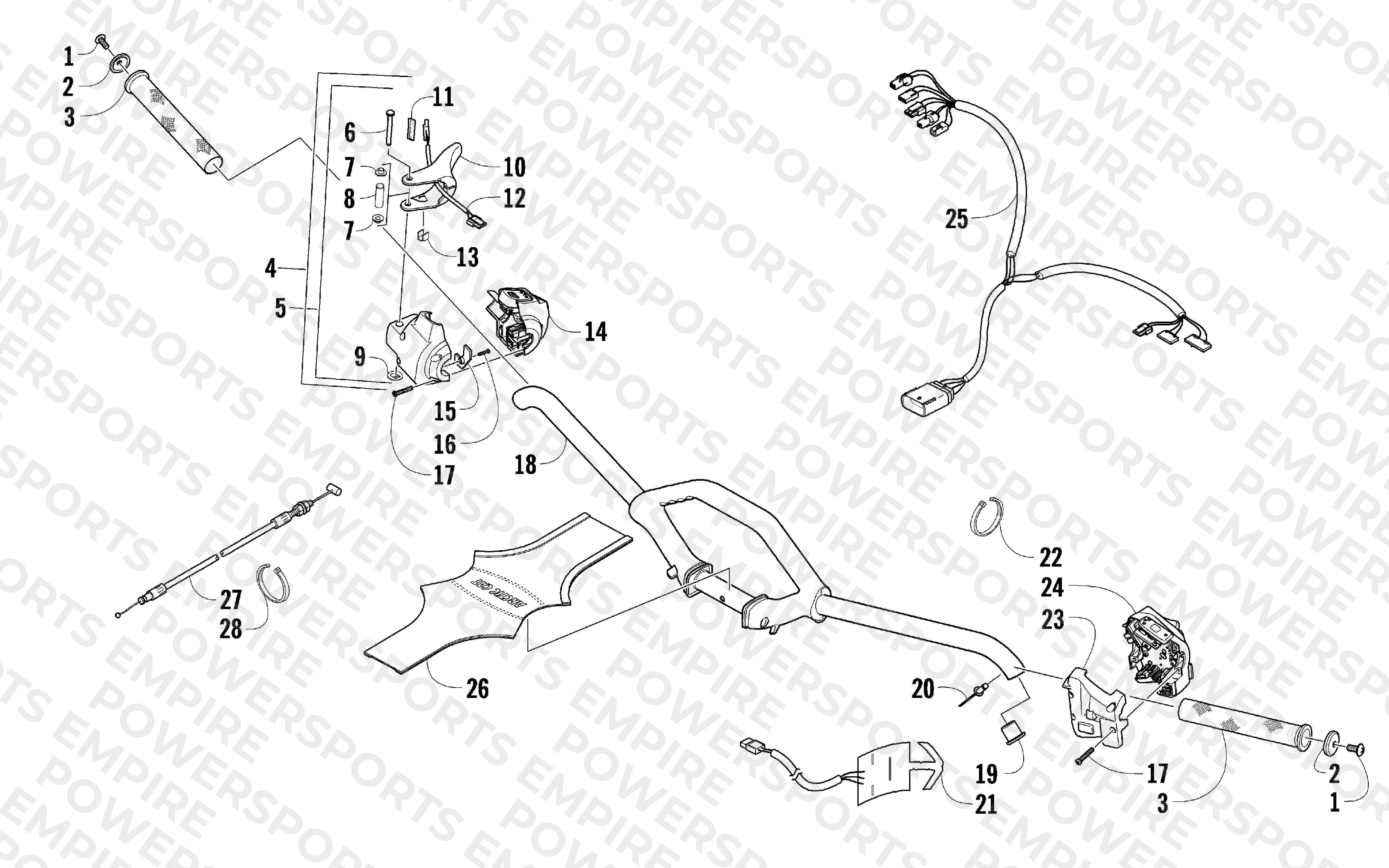 HANDLEBAR AND CONTROLS