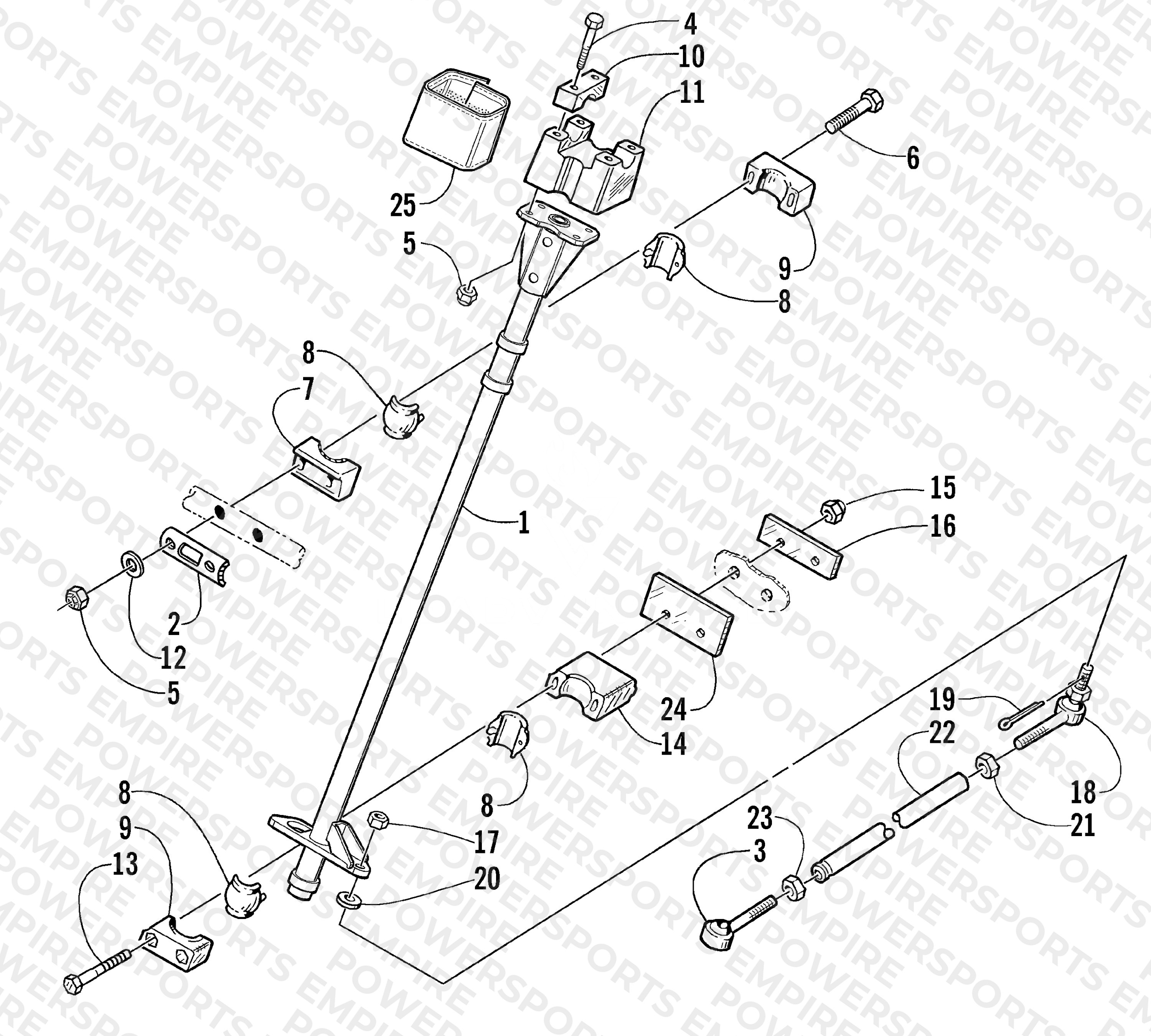 STEERING POST ASSEMBLY