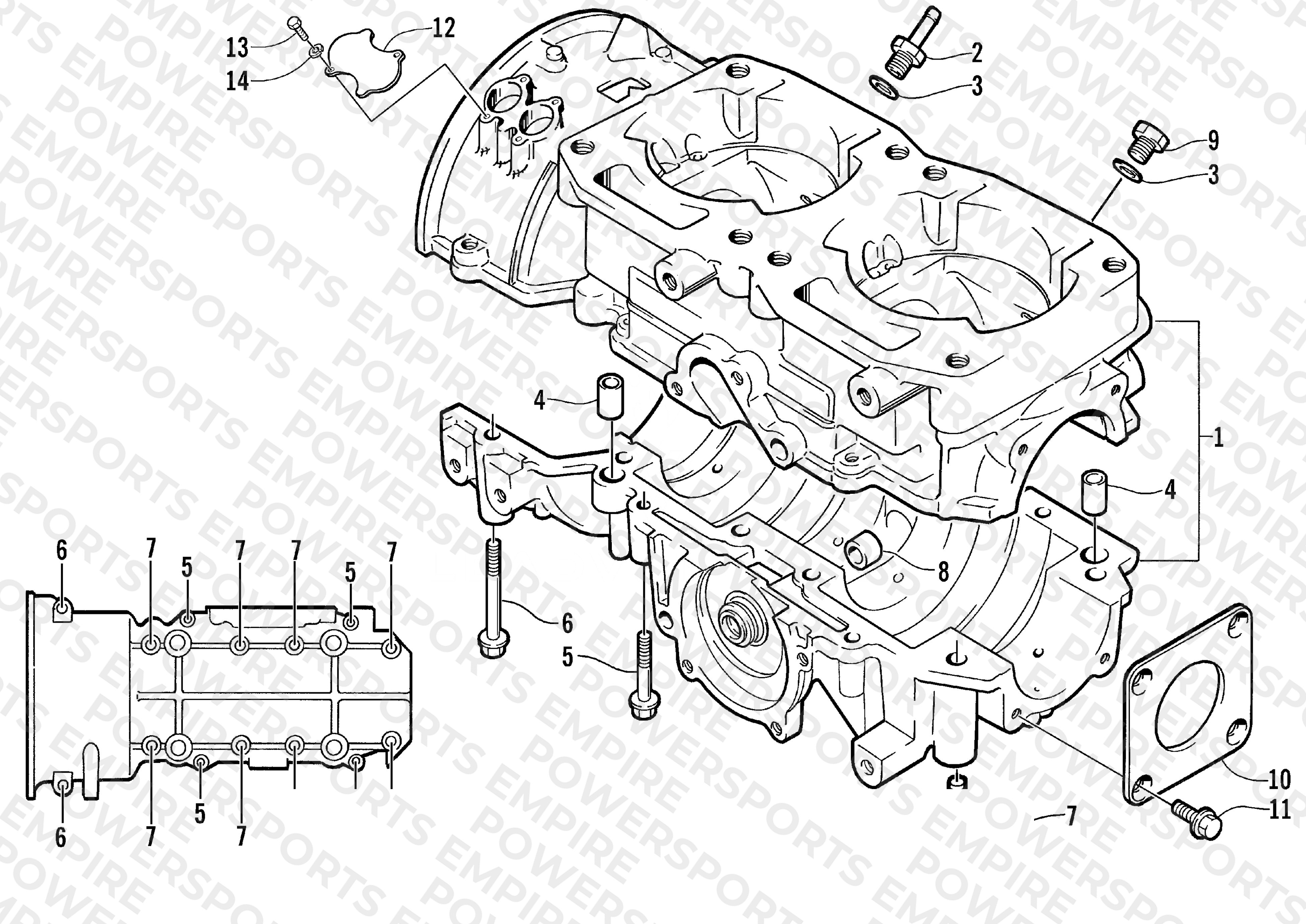 CRANKCASE ASSEMBLY