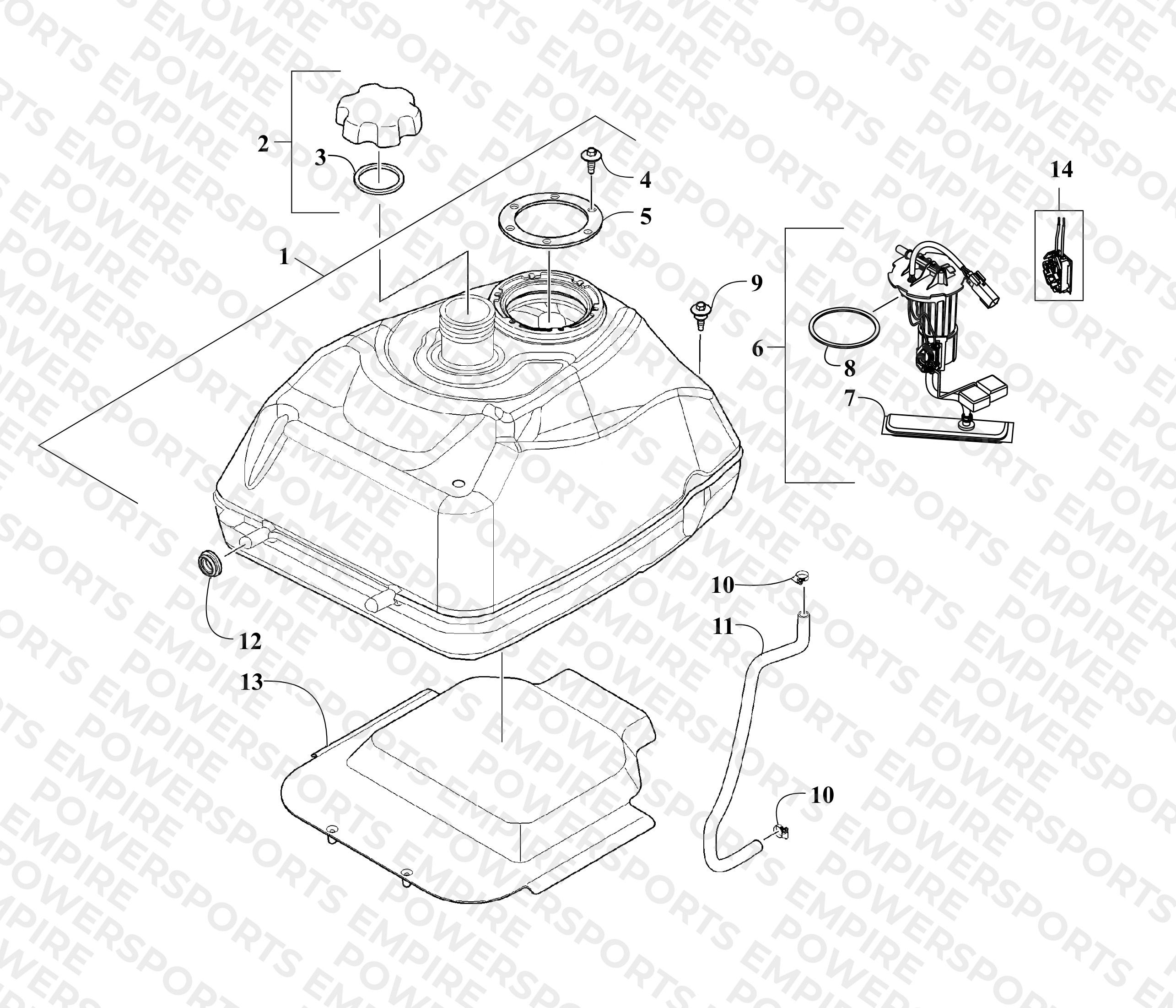 GAS TANK ASSEMBLY