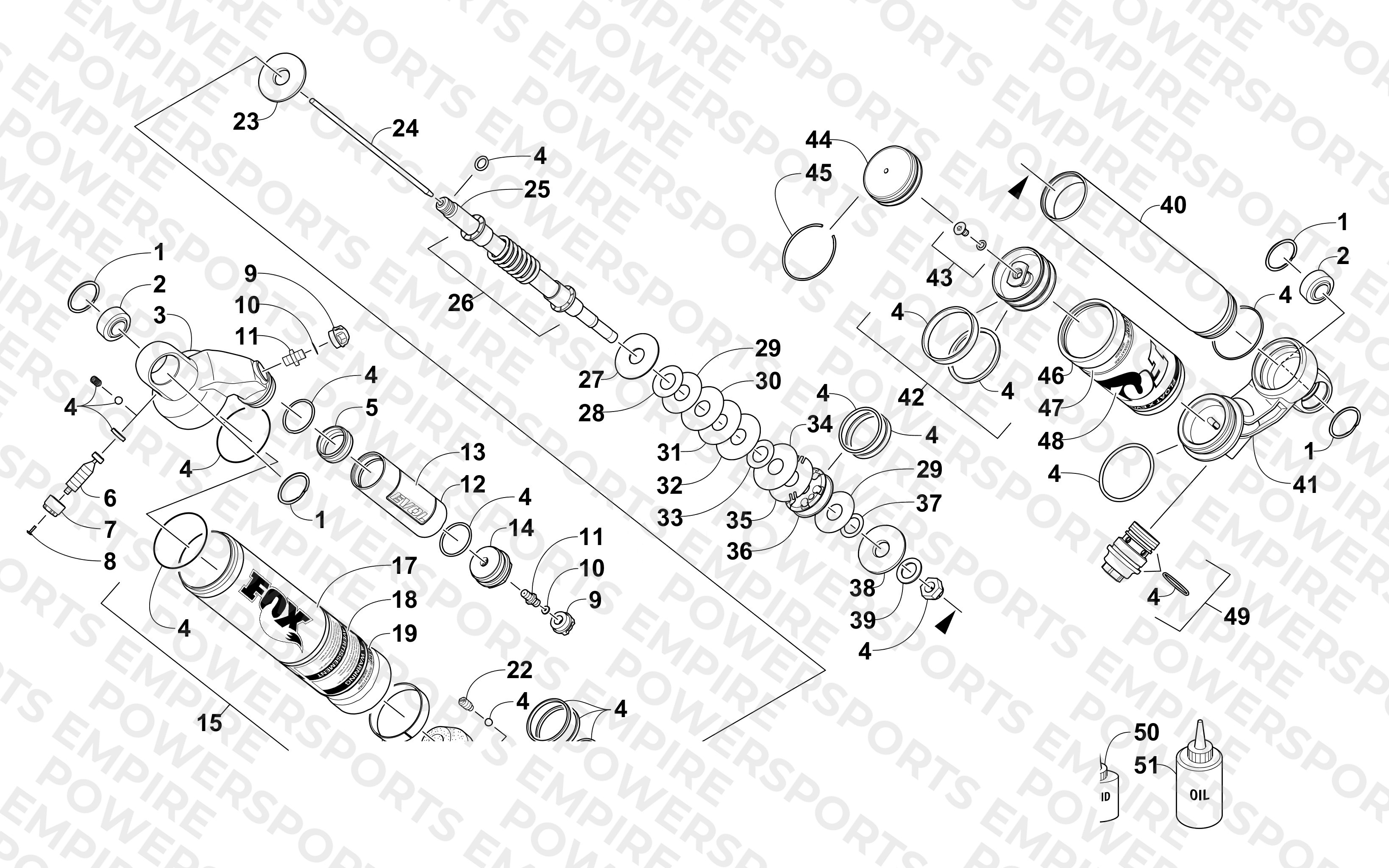FRONT SUSPENSION SHOCK ABSORBER