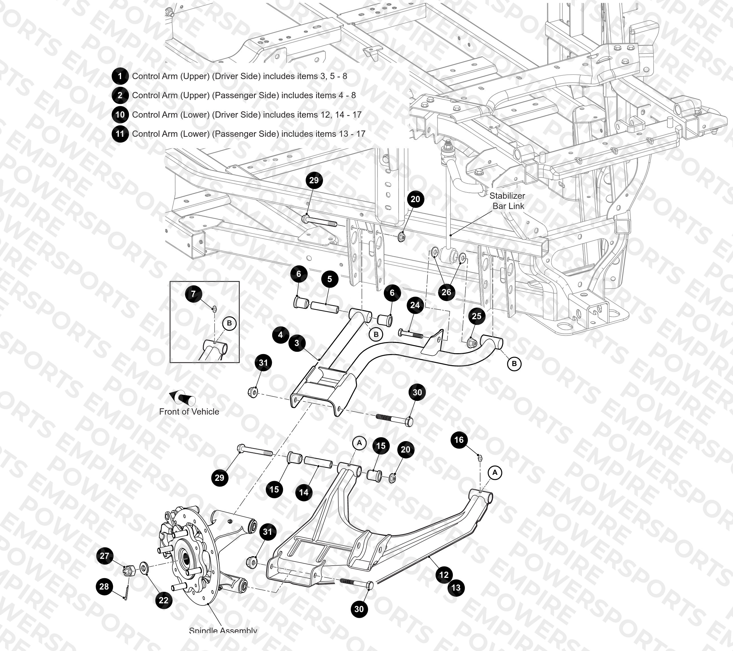 REAR CONTROL ARM ASSEMBLY