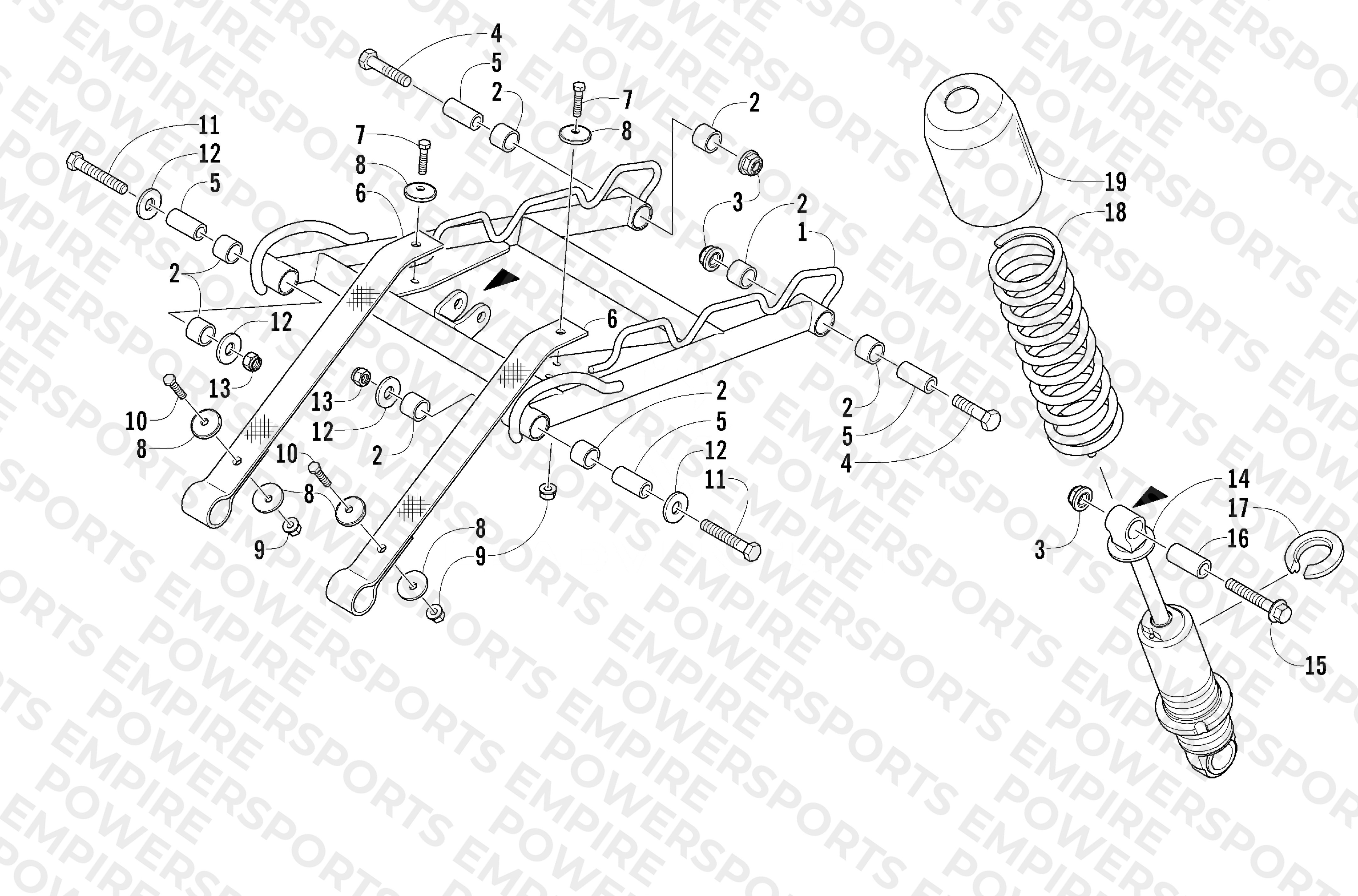 REAR SUSPENSION FRONT ARM ASSEMBLY