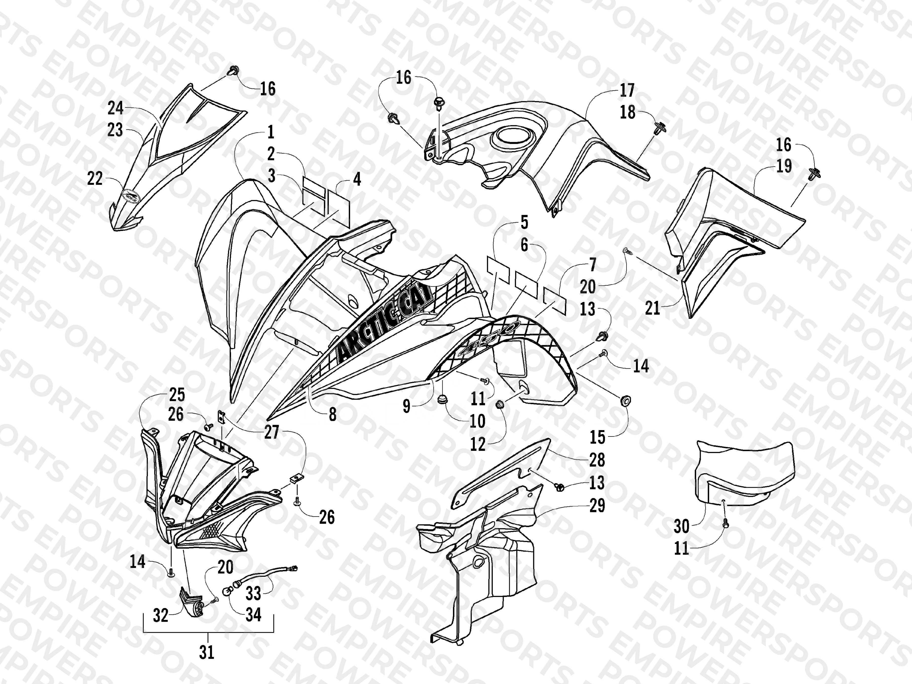 FRONT BODY ASSEMBLY