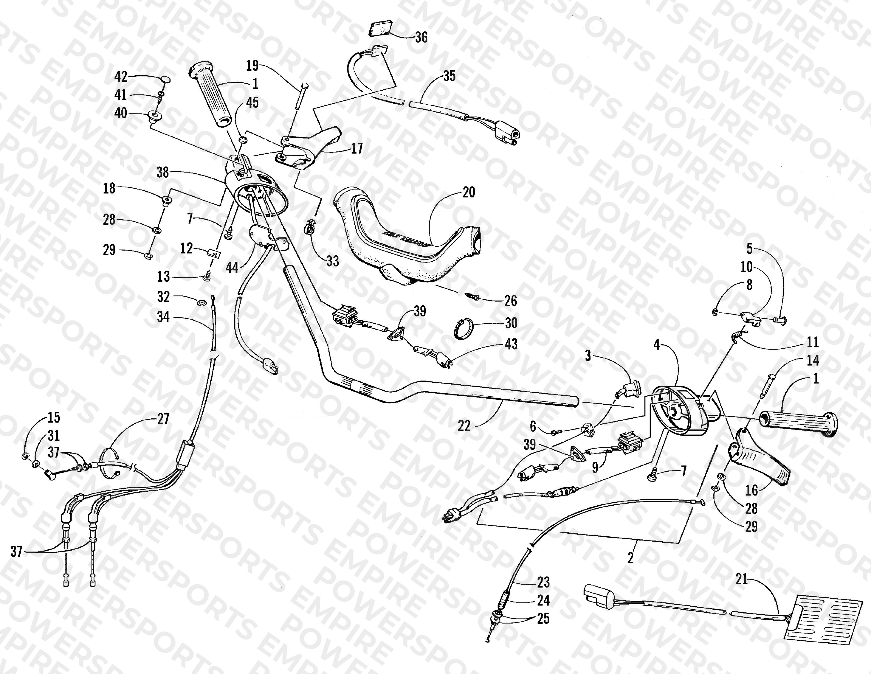 HANDLEBAR AND CONTROLS