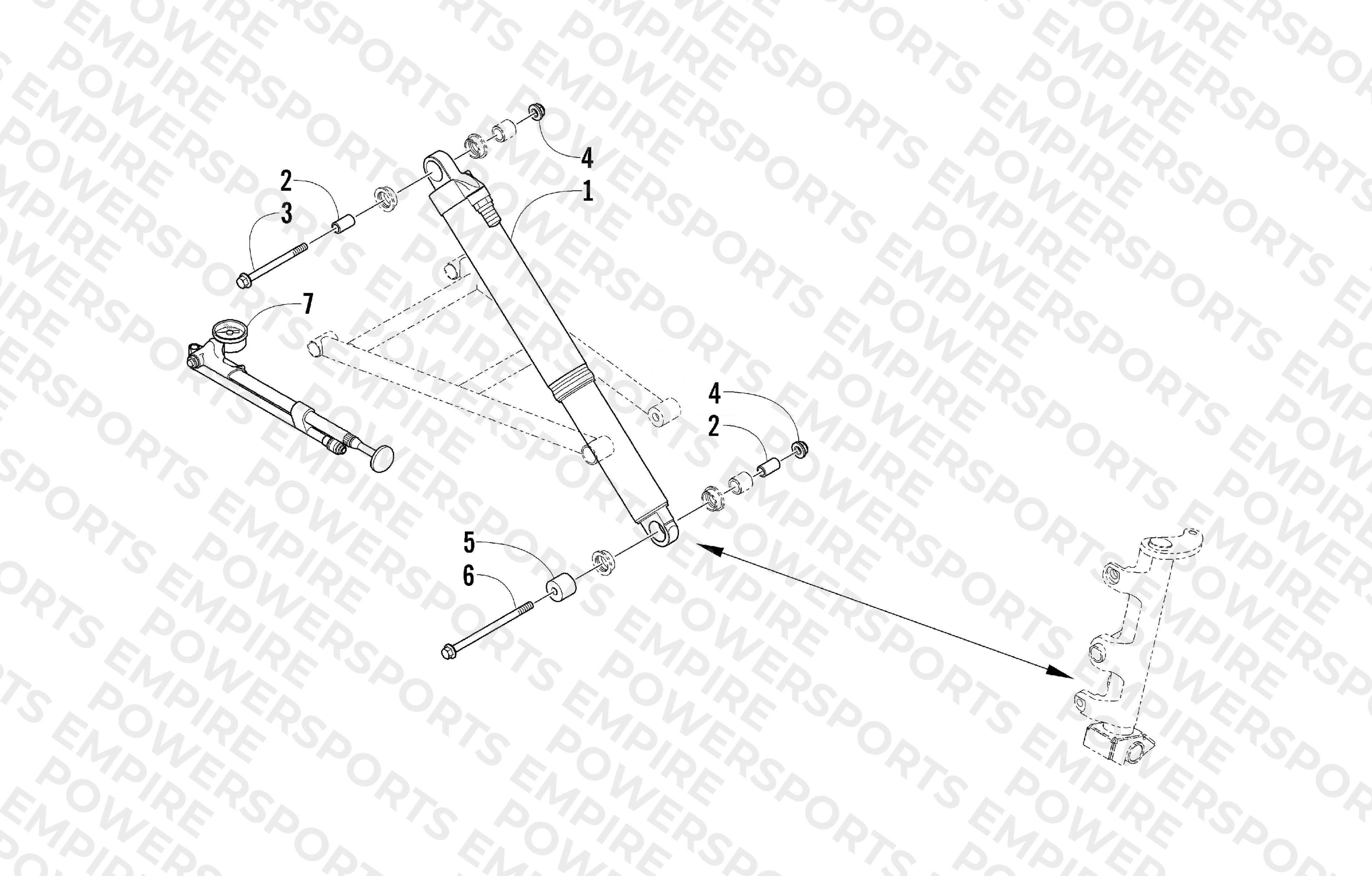 FRONT SUSPENSION SHOCK ABSORBER ASSEMBLY