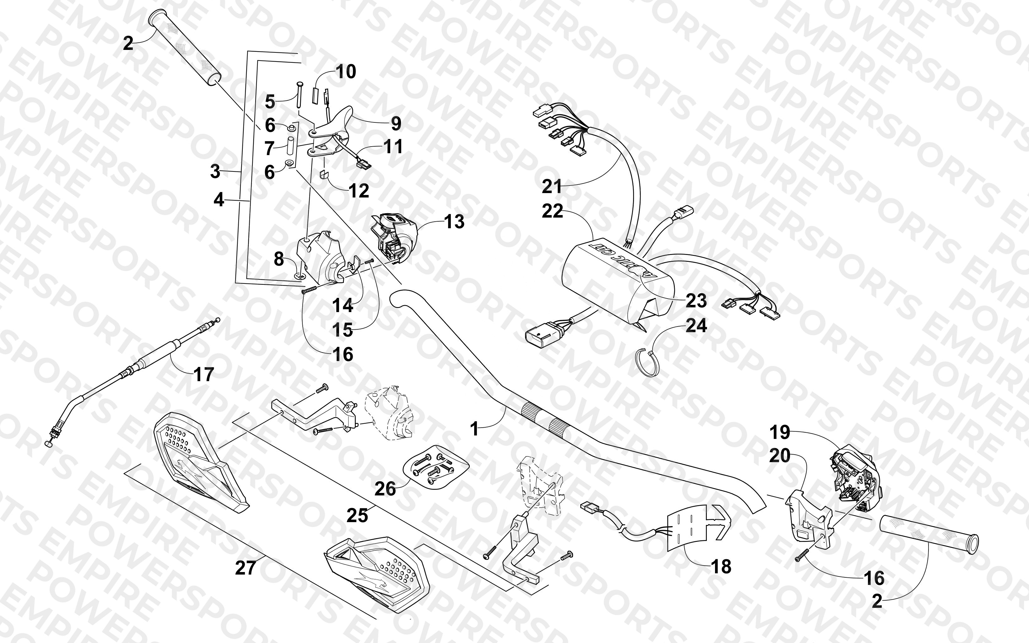 HANDLEBAR AND CONTROLS