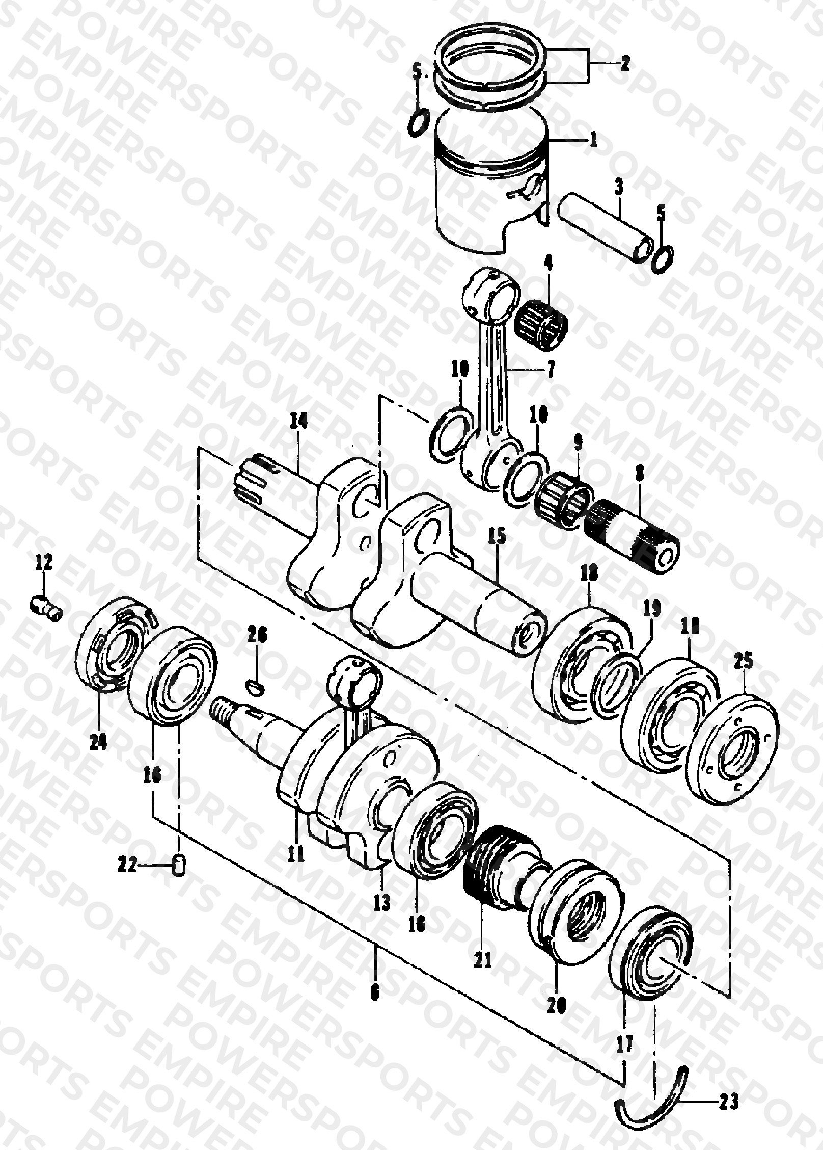 PISTON AND CRANKSHAFT
