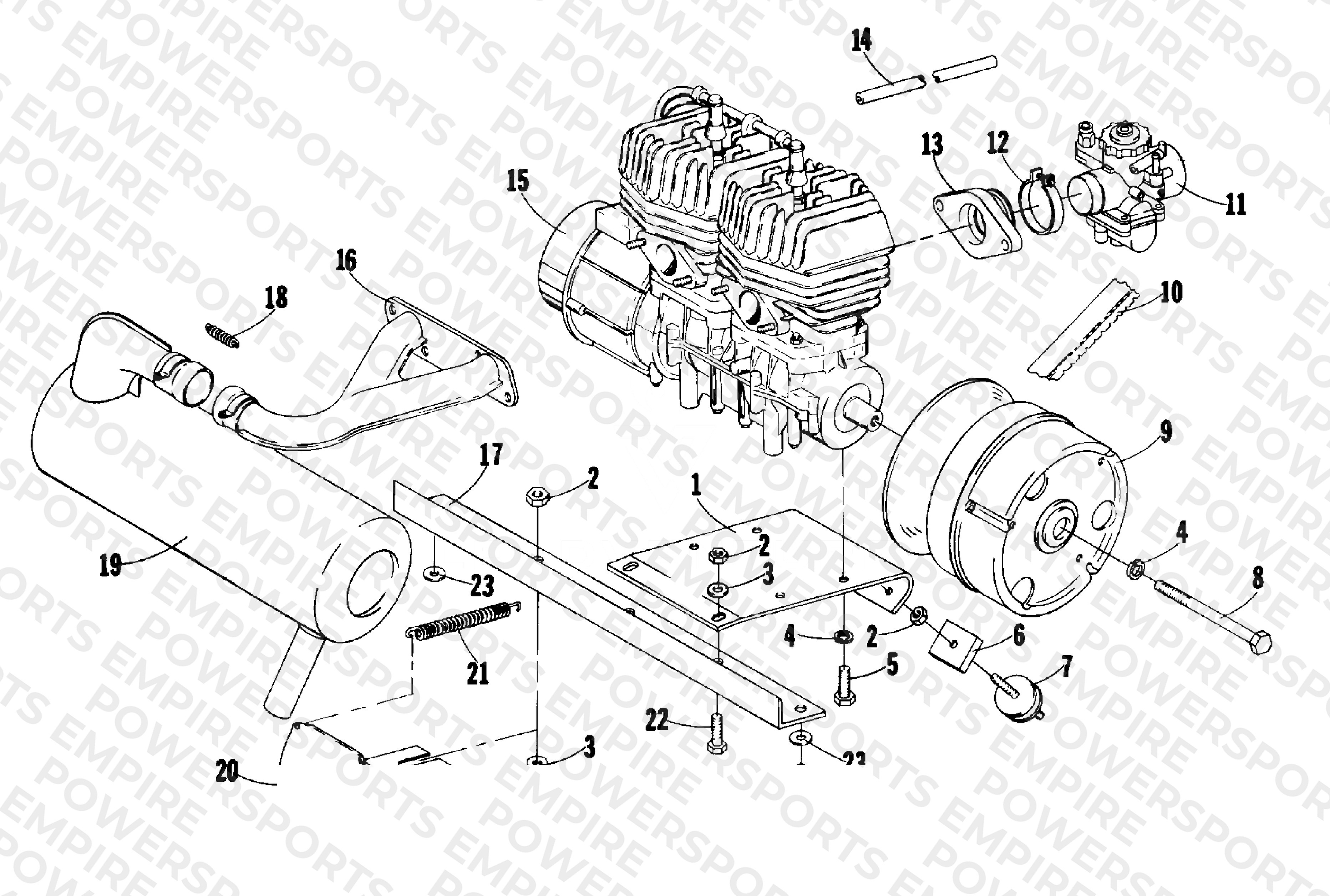 ENGINE MOUNTING PARTS