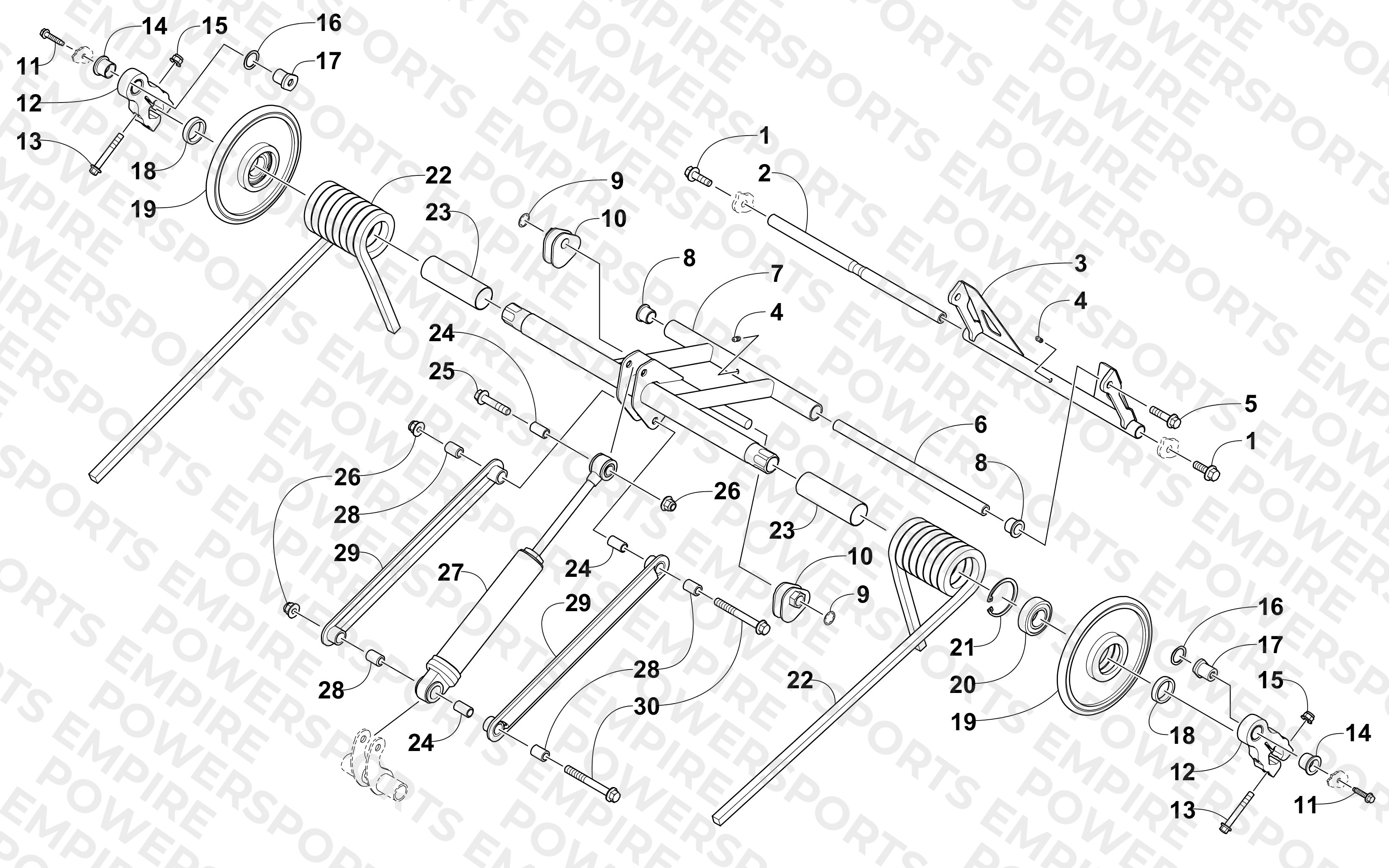 REAR SUSPENSION REAR ARM ASSEMBLY