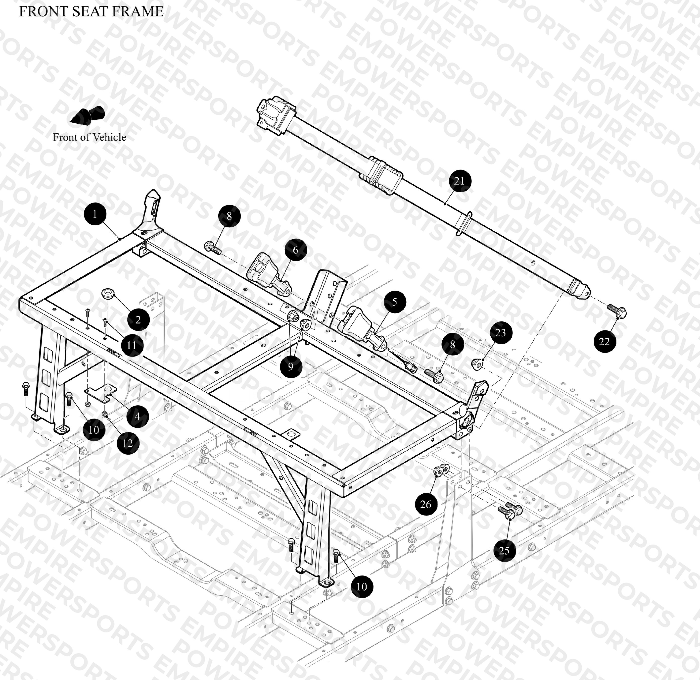 FRONT SEAT FRAME