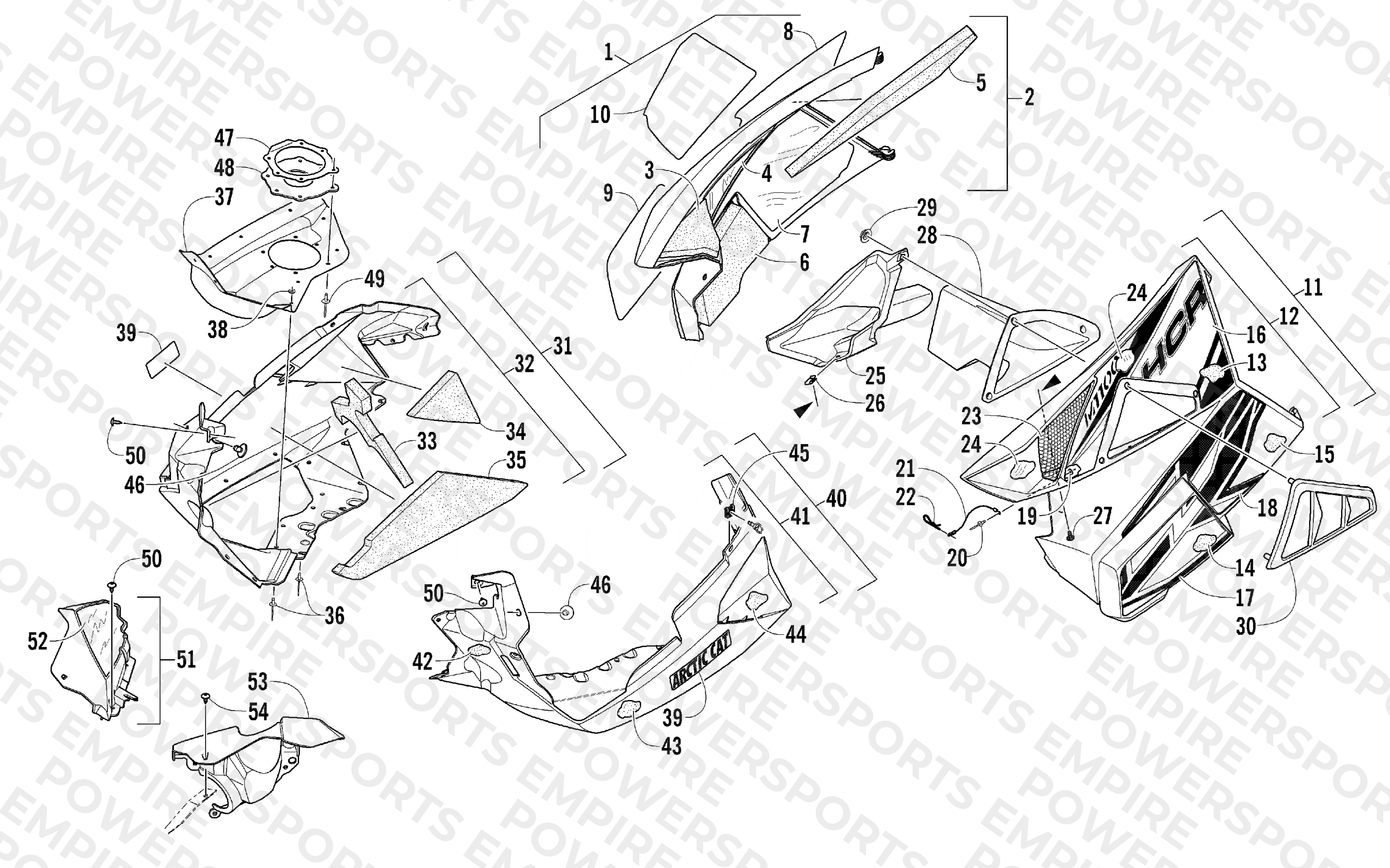 SKID PLATE AND SIDE PANEL ASSEMBLY