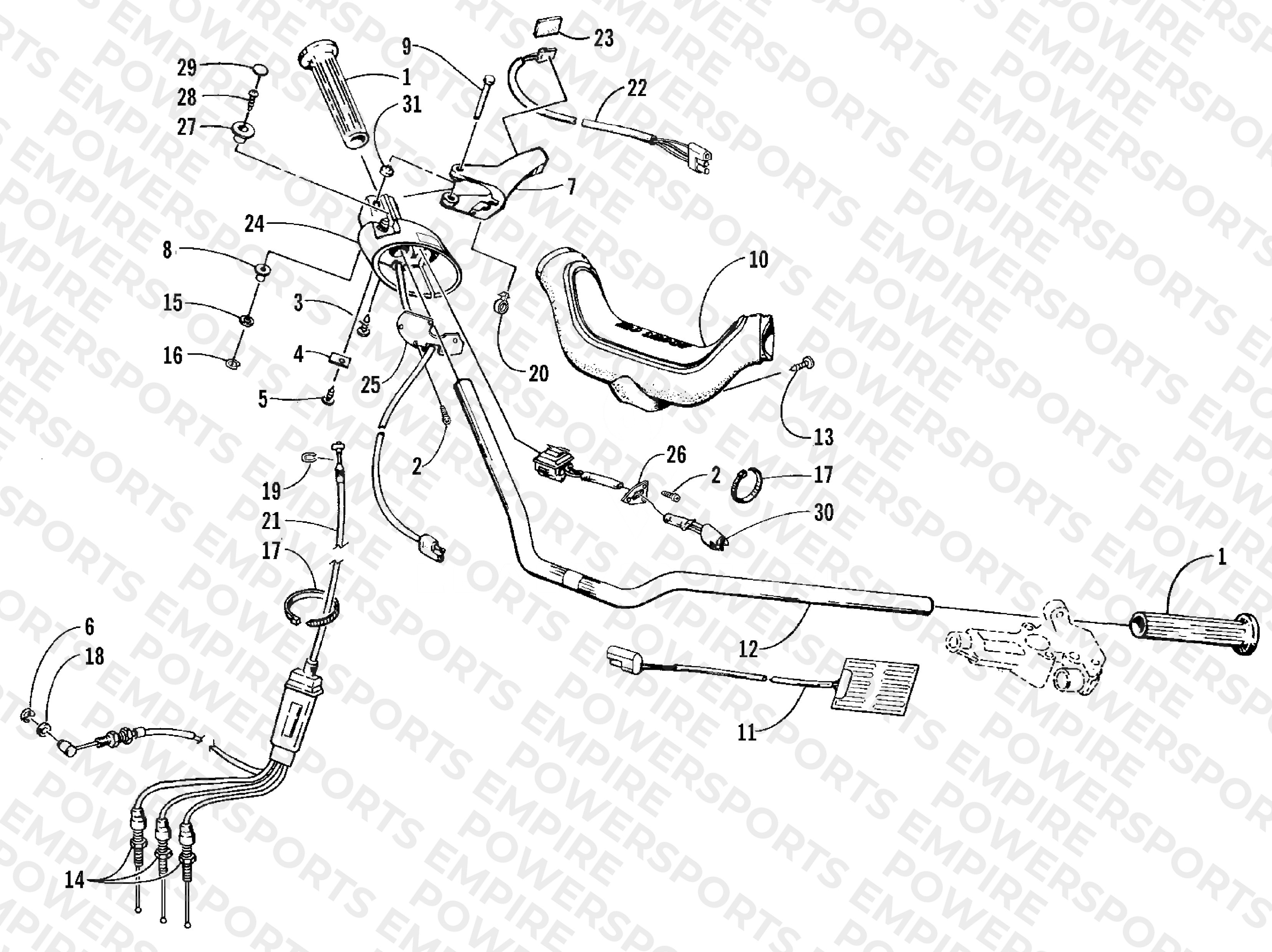 HANDLEBAR AND CONTROLS