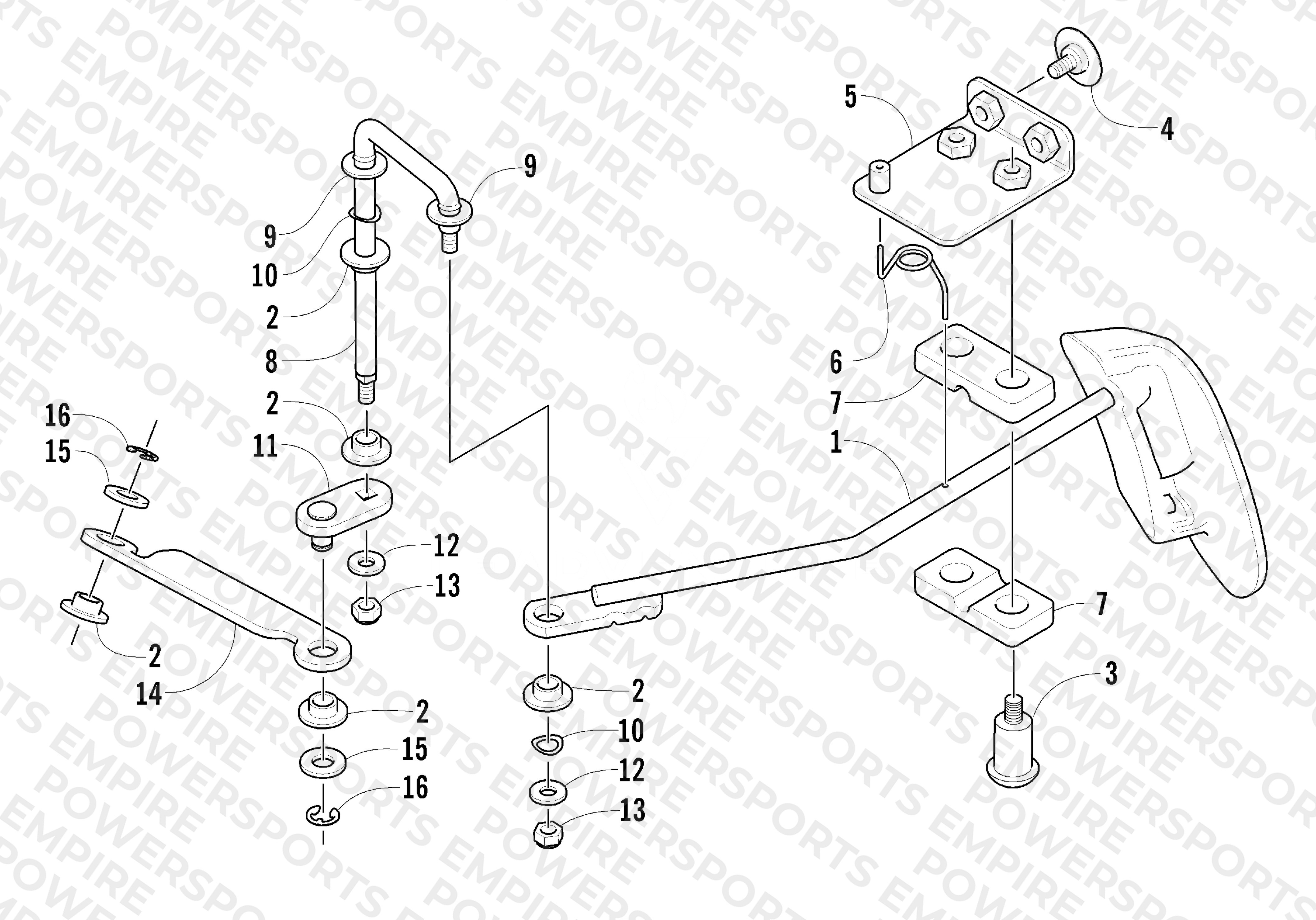 FRONT DRIVE SHIFT LINKAGE ASSEMBLY