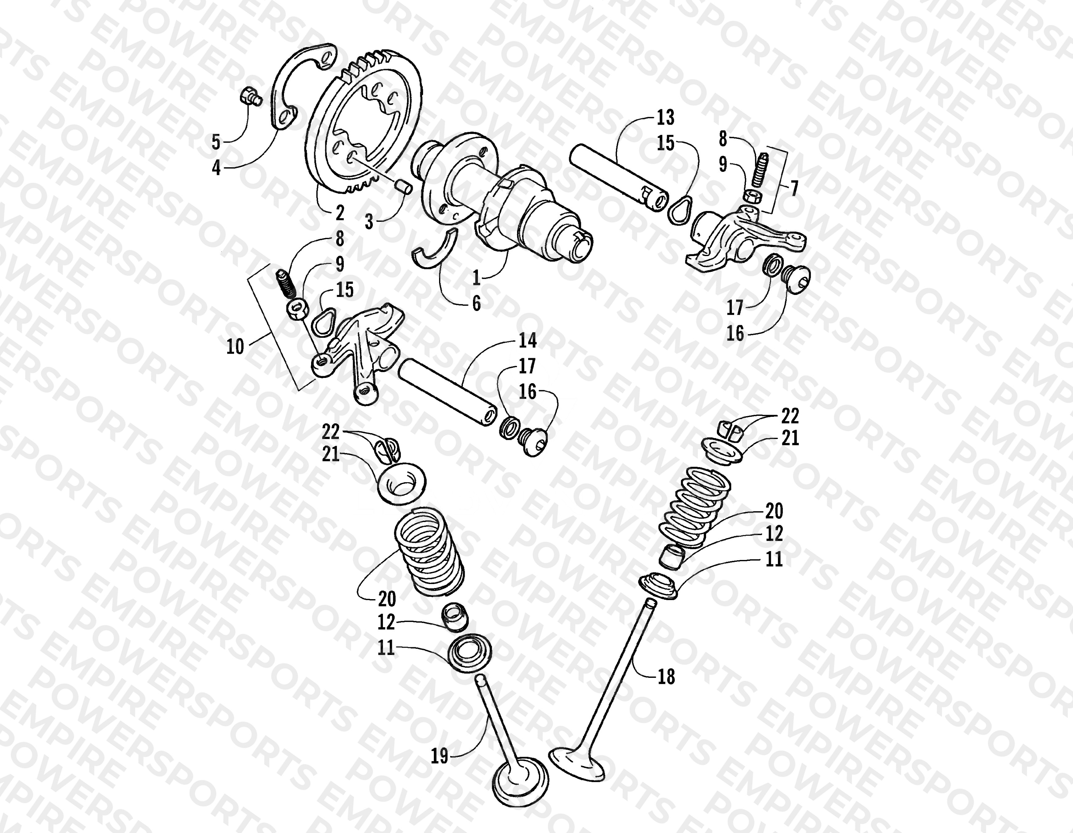 CAMSHAFT/VALVE ASSEMBLY