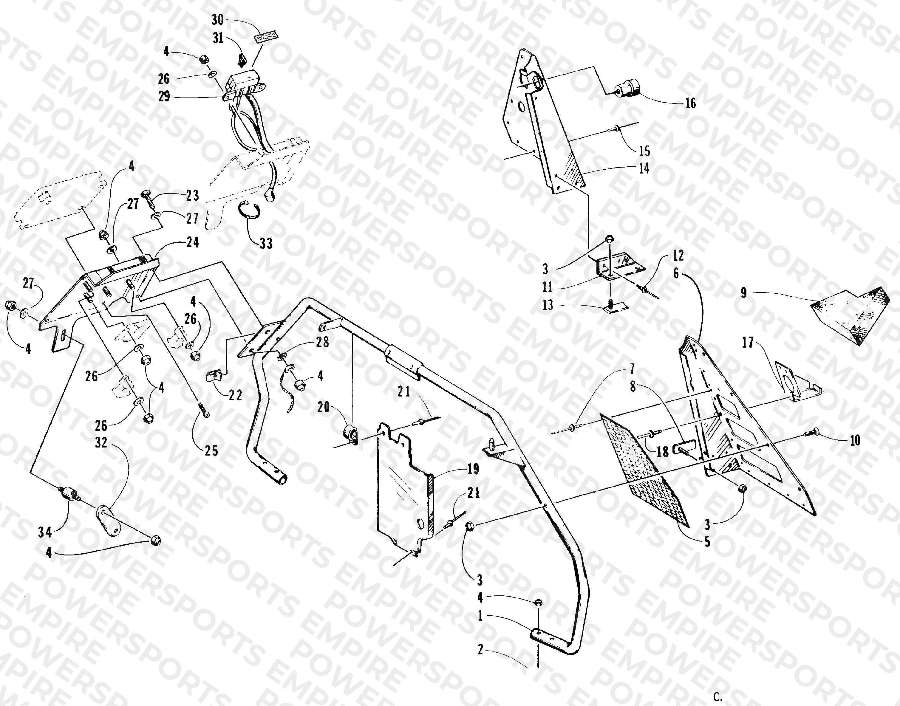 STEERING SUPPORT ASSEMBLY