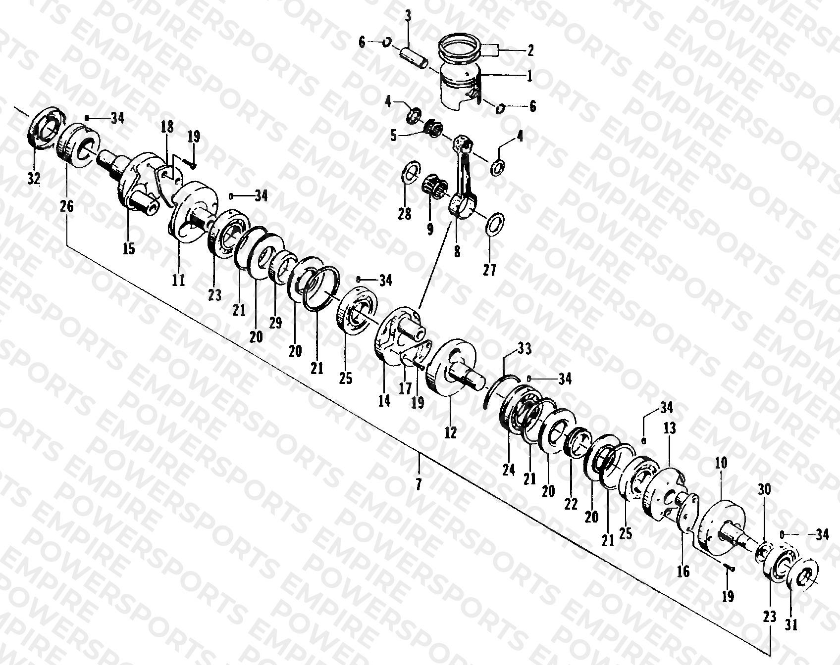 PISTON AND CRANKSHAFT