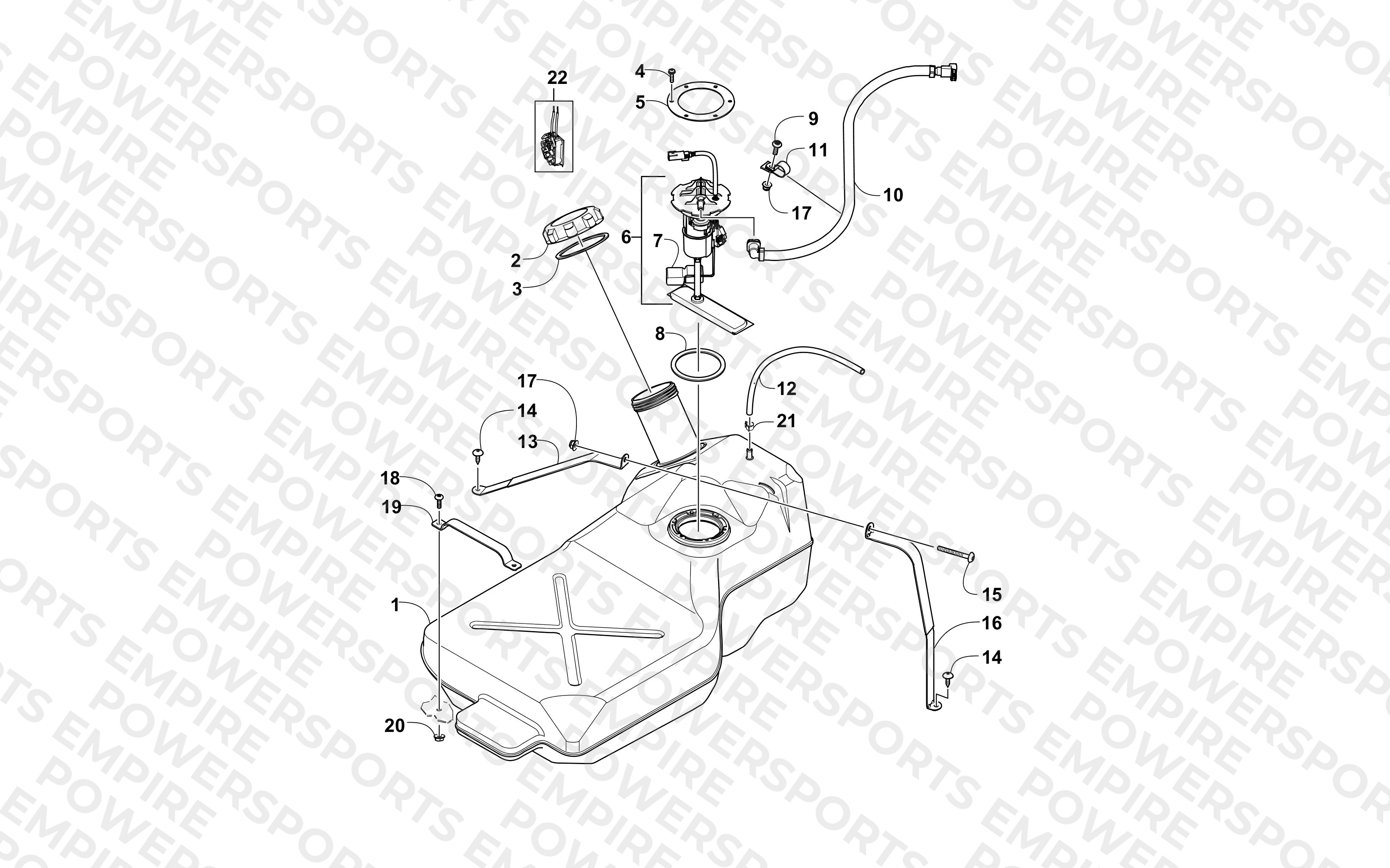 GAS TANK ASSEMBLY