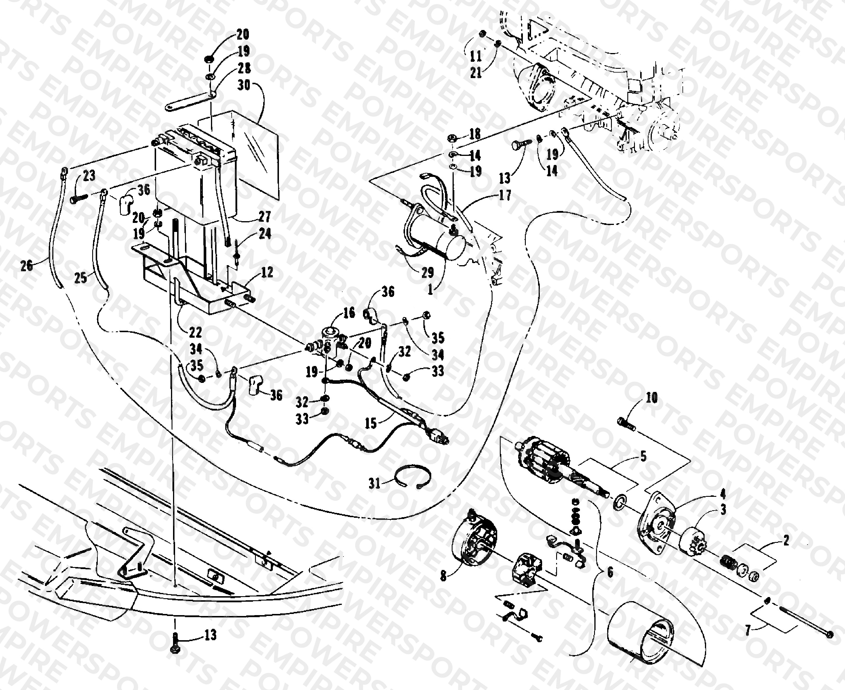 ELECTRIC START ASSEMBLY