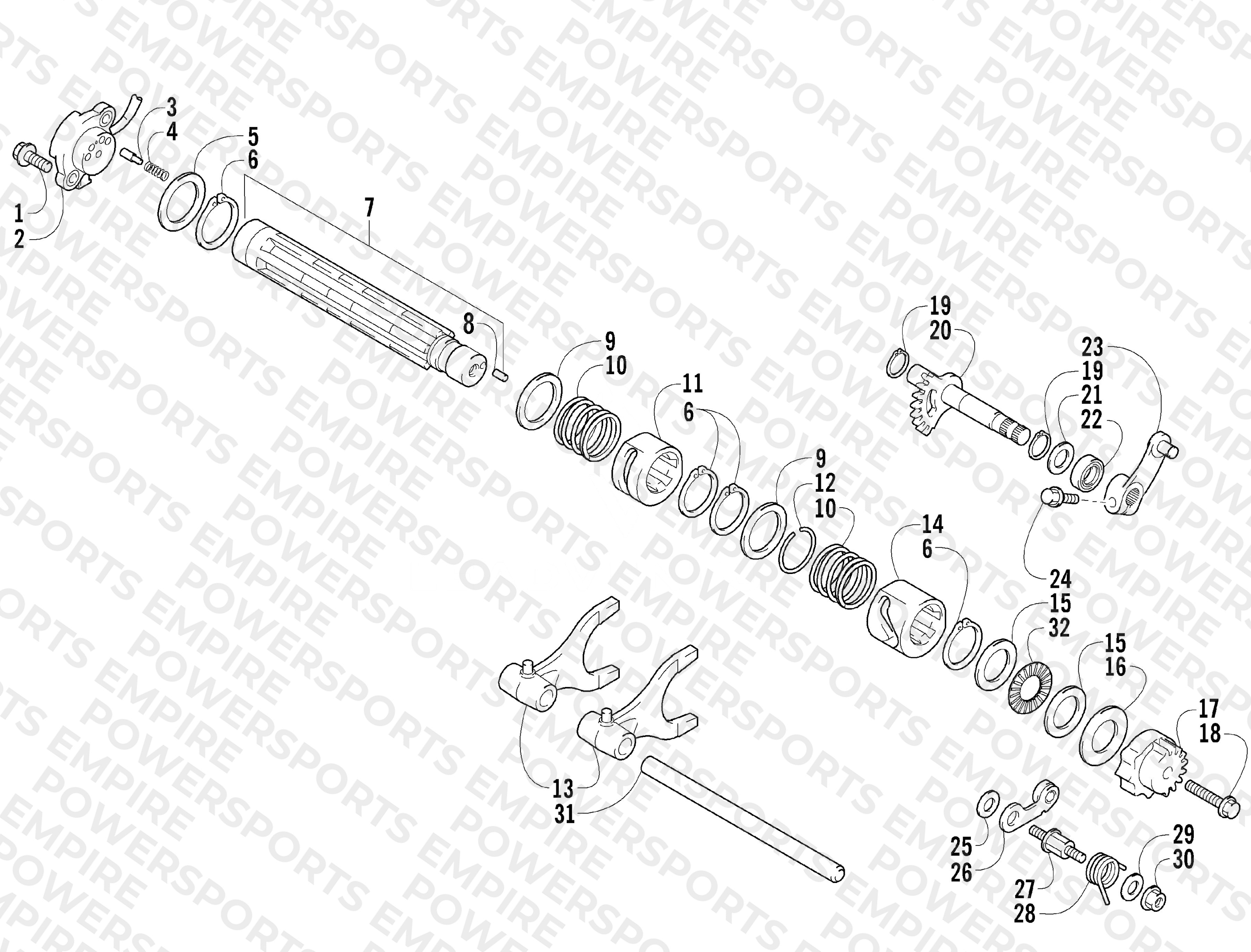 GEAR SHIFTING ASSEMBLY