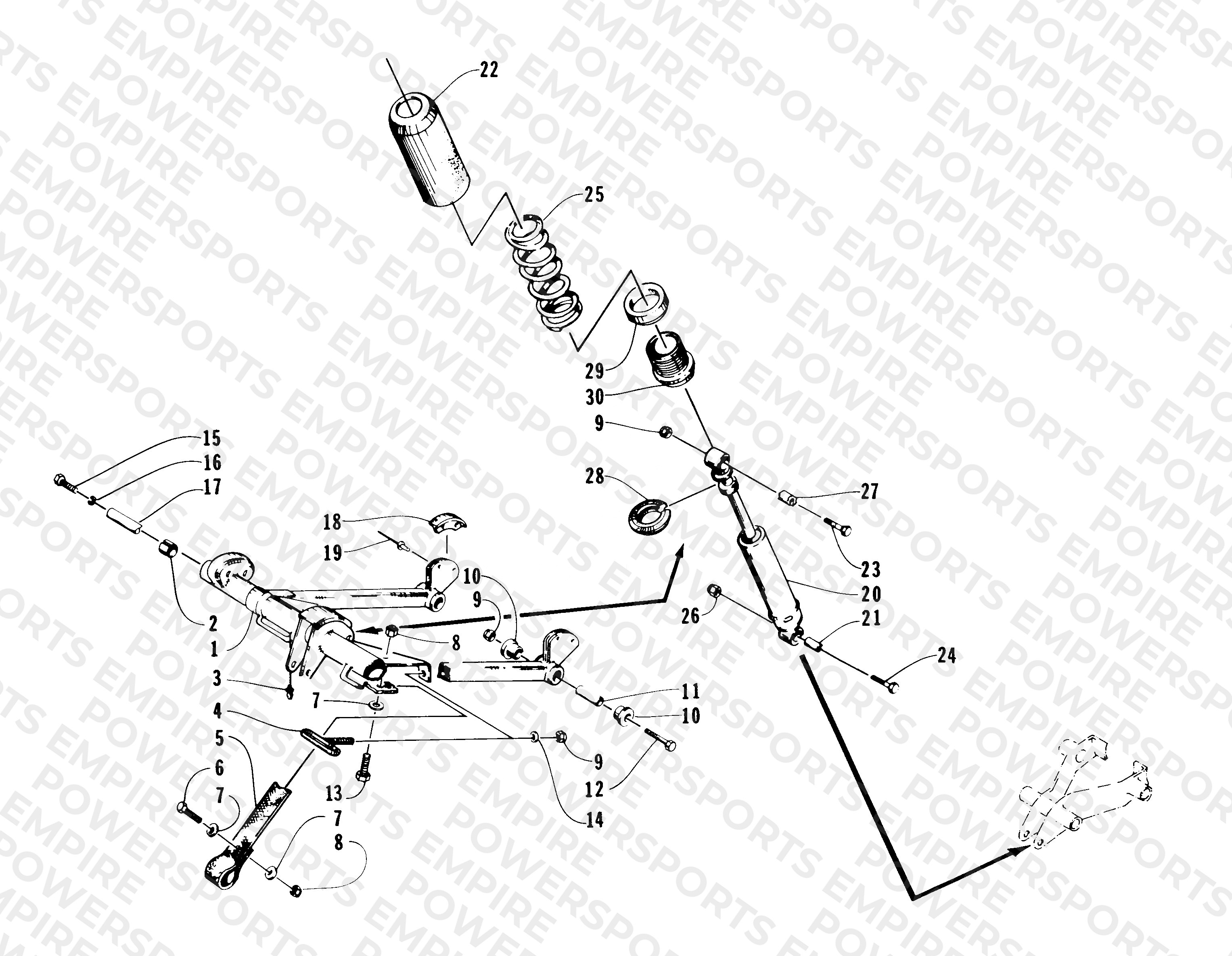 REAR SUSPENSION FRONT ARM ASSEMBLY