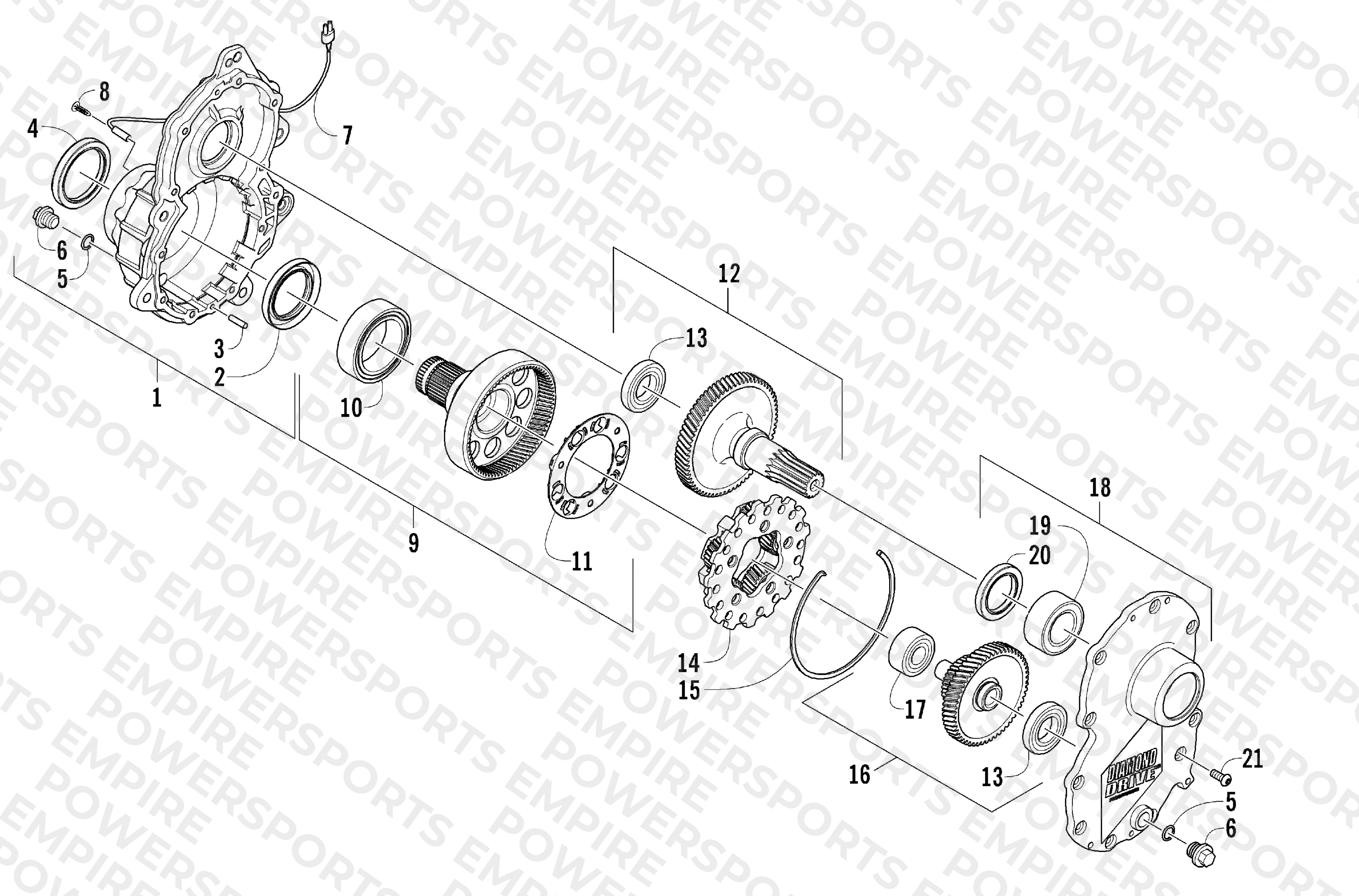 GEARCASE ASSEMBLY