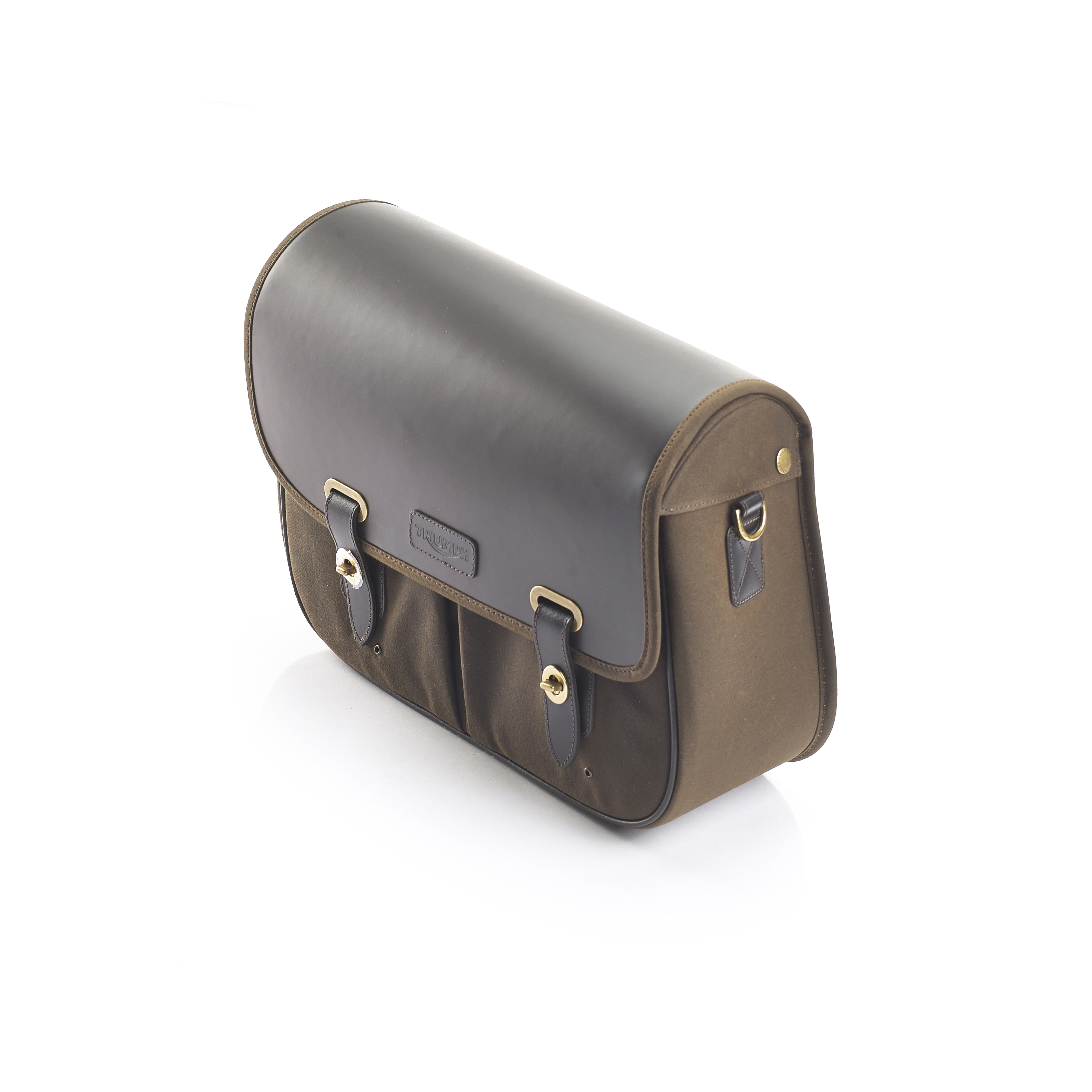 Pannier, Waxed Cotton, LHS, Olive image 1
