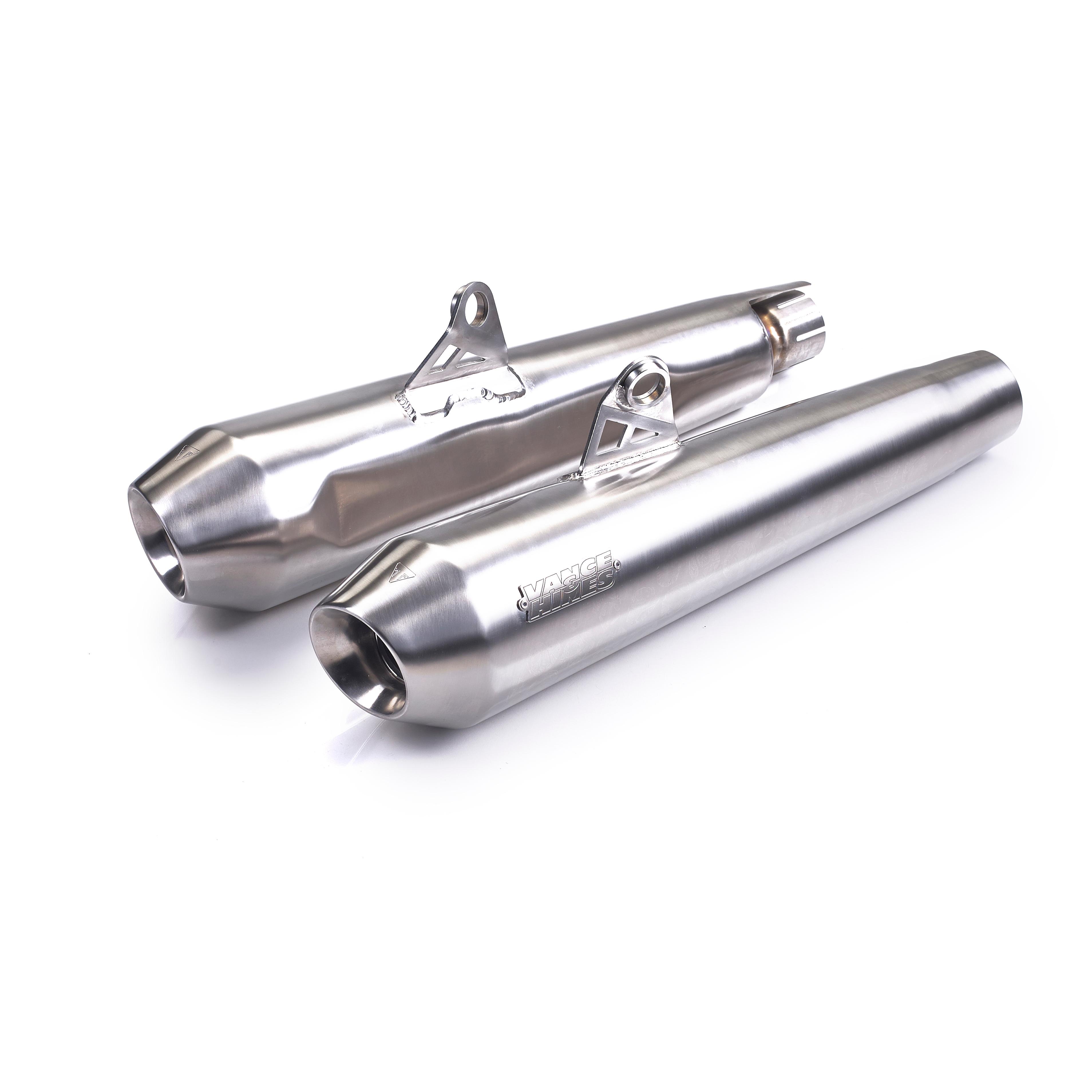 Brushed Stainless Steel Slip-Ons, US Homologated