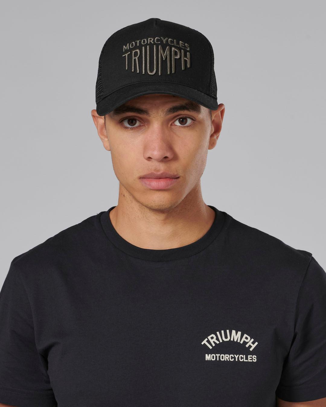 ELLIS TRUCKER CAP BLACK / BLACK image 2