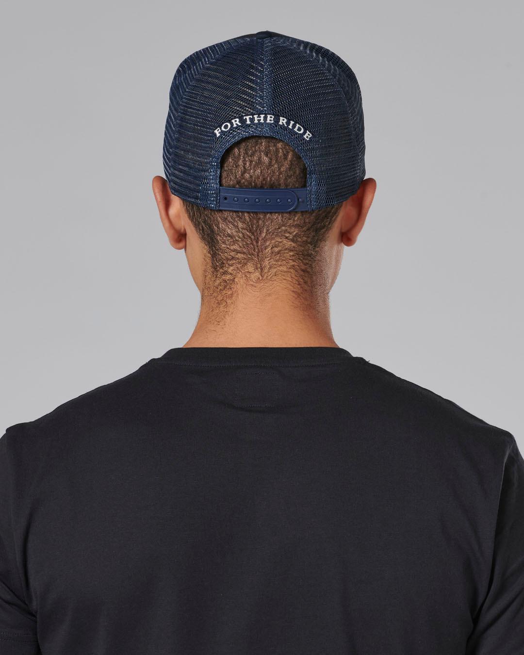 WORKSHOP TRUCKER CAP NAVY / BONE image 4