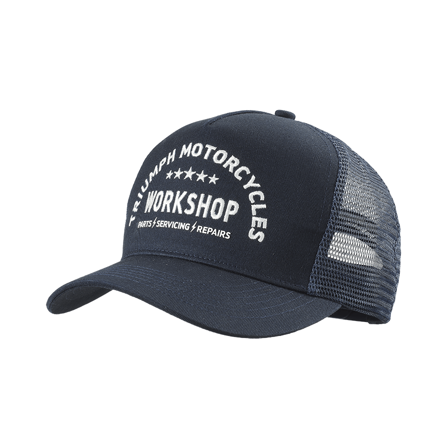 WORKSHOP TRUCKER CAP NAVY / BONE image 1