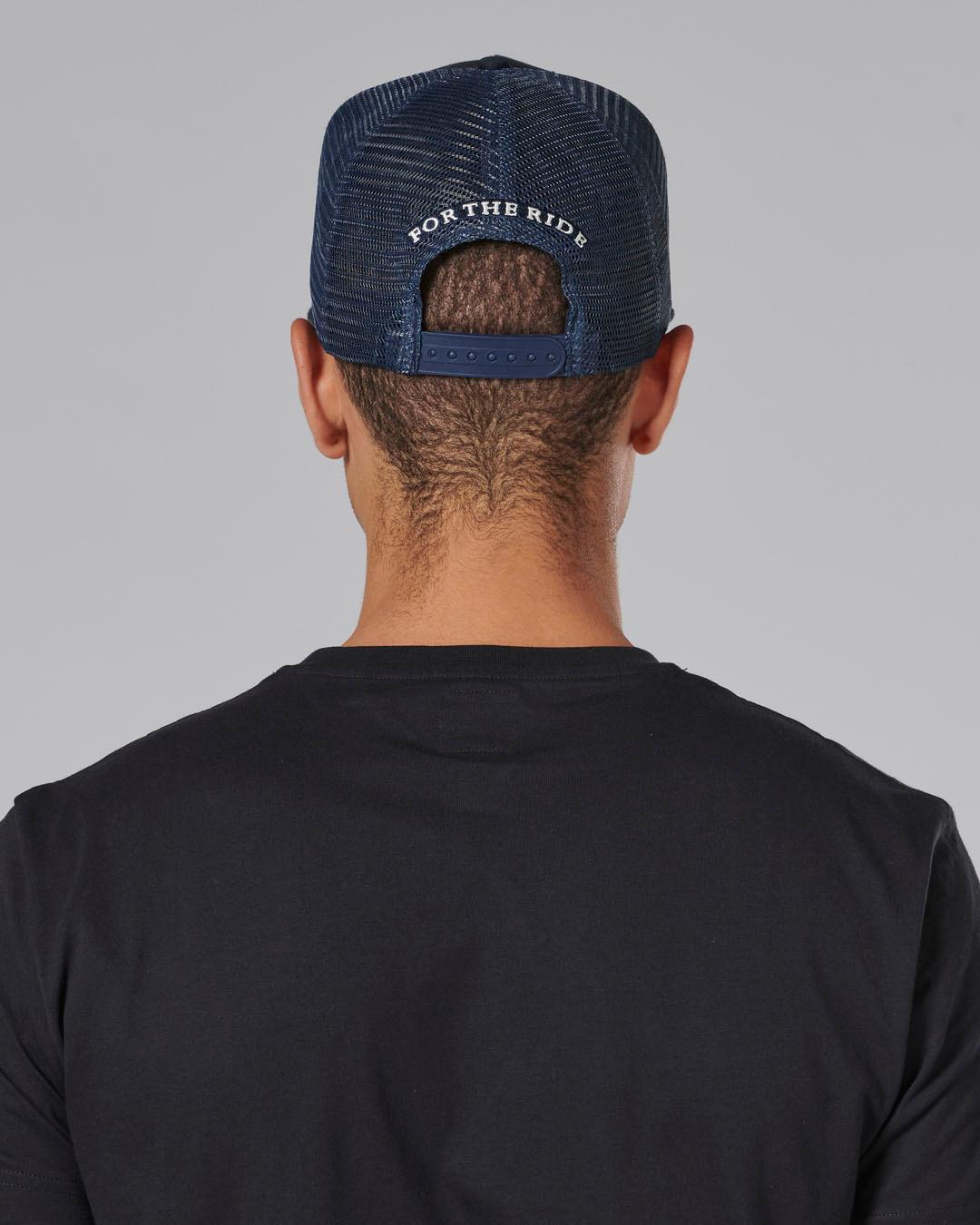 ELLIS TRUCKER CAP NAVY / BONE image 3
