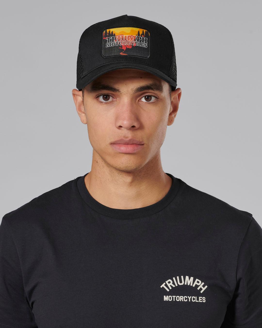 ROADTRIP TRUCKER CAP BLACK image 1