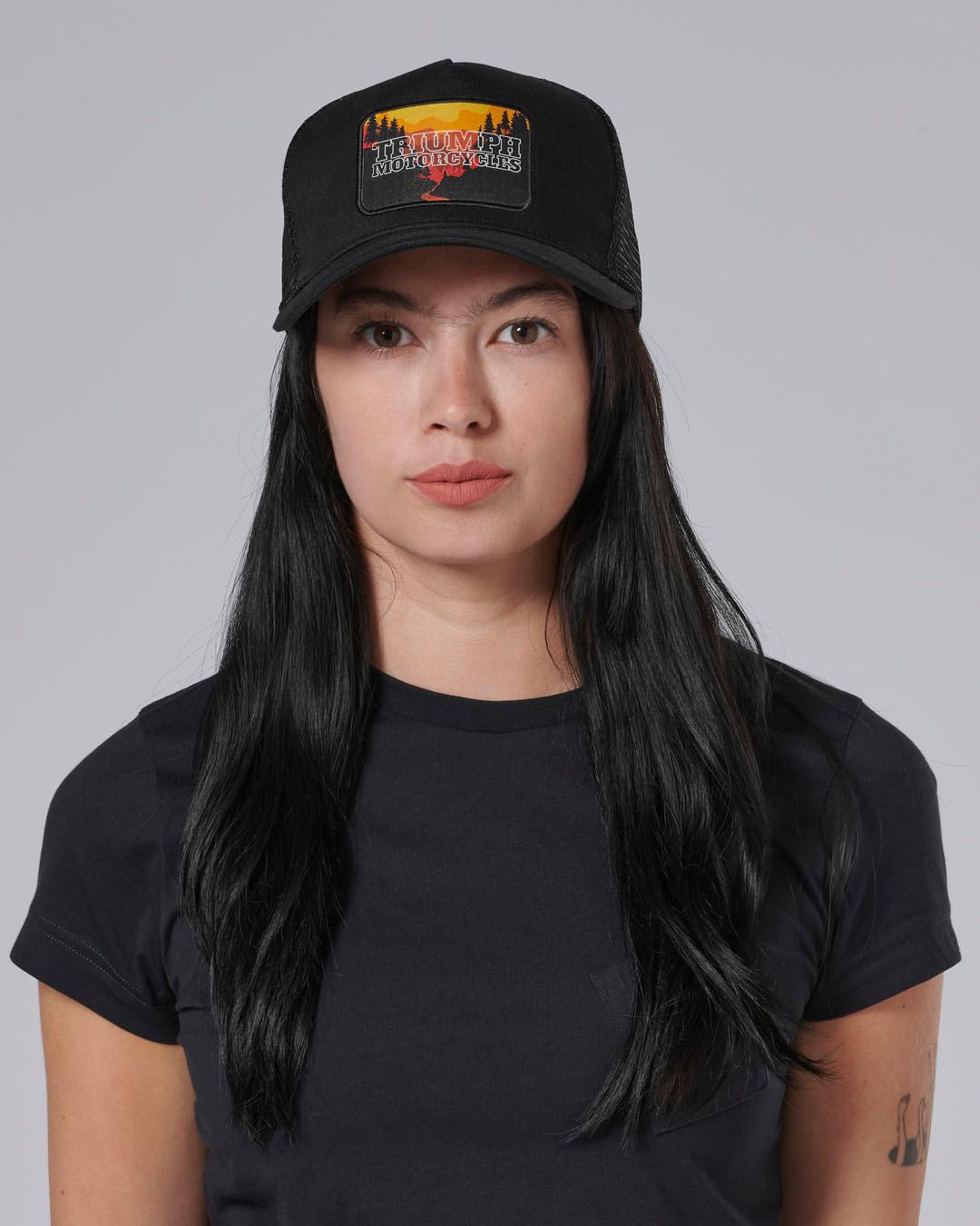 ROADTRIP TRUCKER CAP BLACK image 2