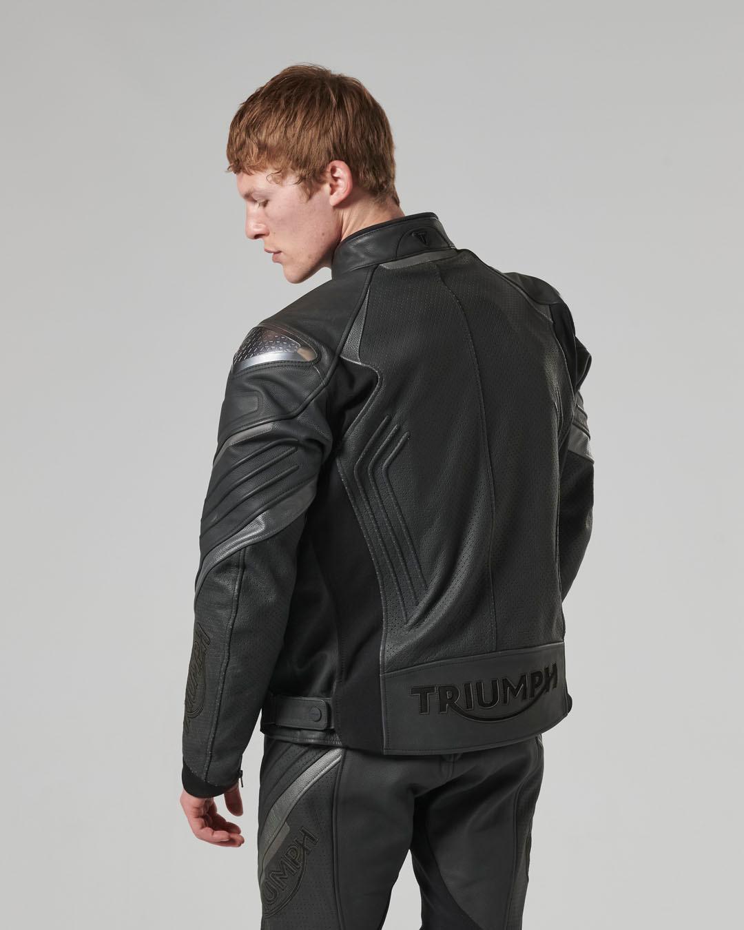 TRIPLE PERFORATED LEATHER JACKET XS image 15