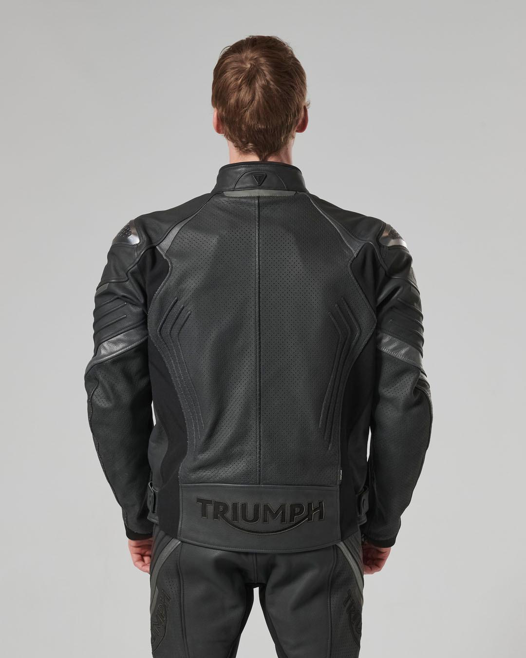 TRIPLE PERFORATED LEATHER JACKET XS image 11