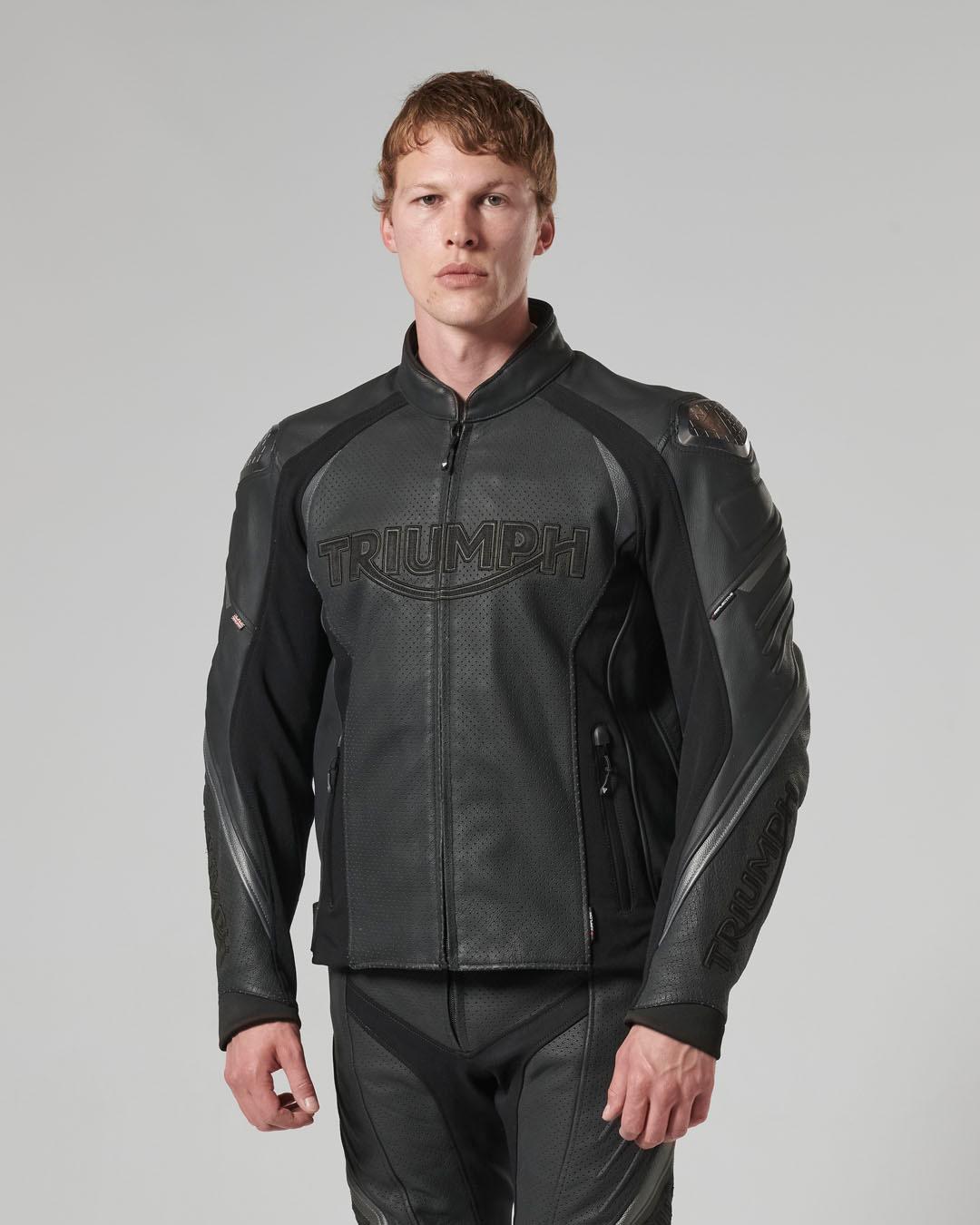TRIPLE PERFORATED LEATHER JACKET XS image 16