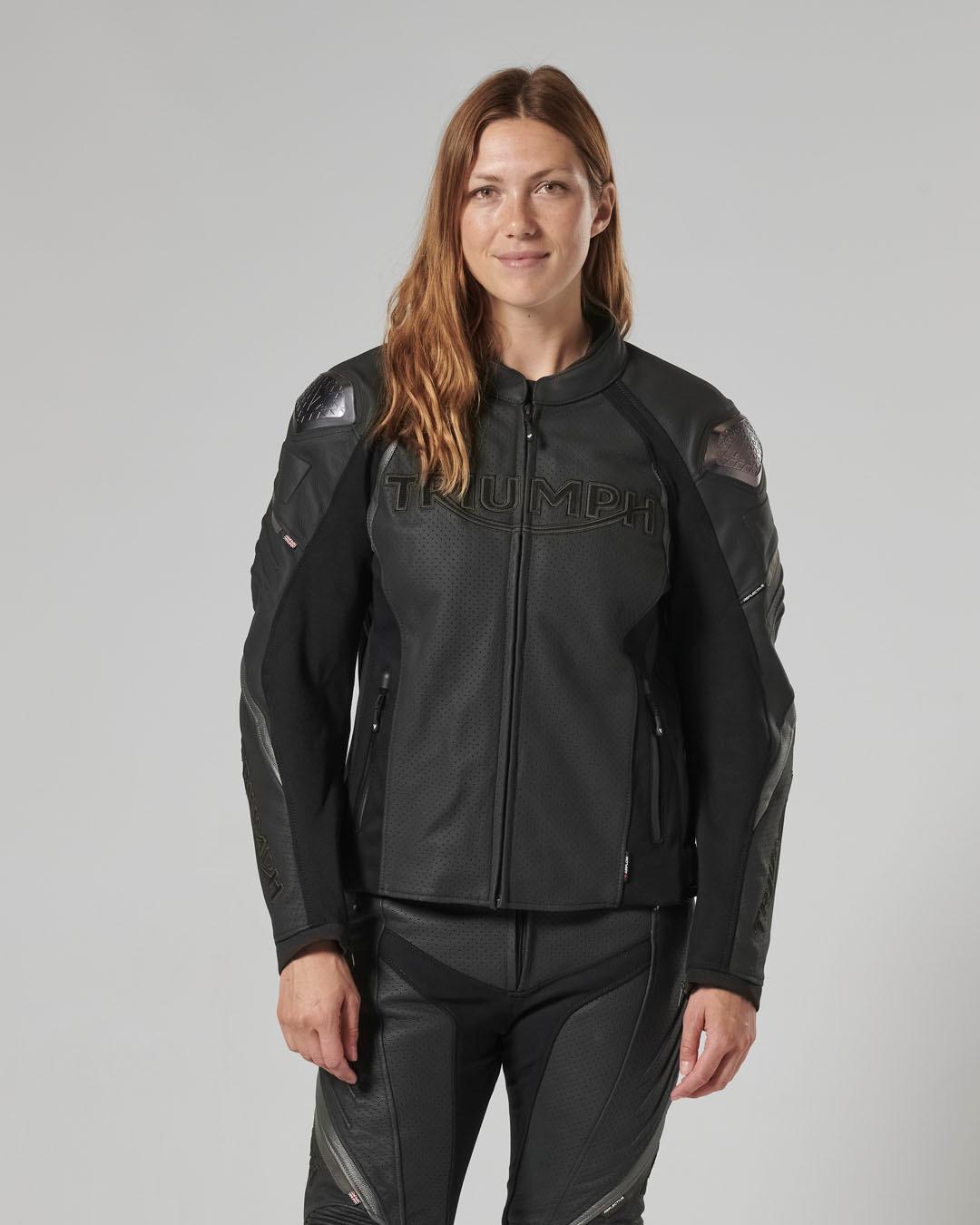 TRIPLE PERFORATED LEATHER JACKET XXL image 8