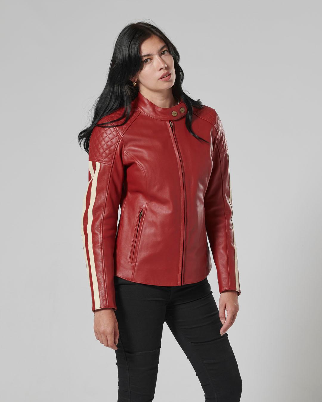 LADIES BRADDAN SPORT RED JACKET M image 10