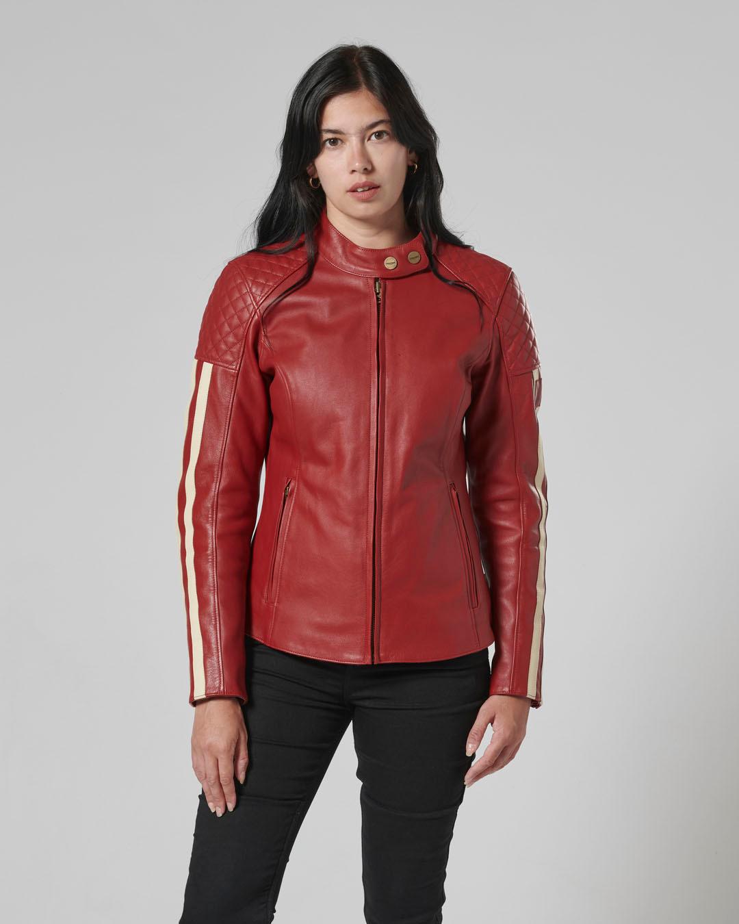 LADIES BRADDAN SPORT RED JACKET M image 11