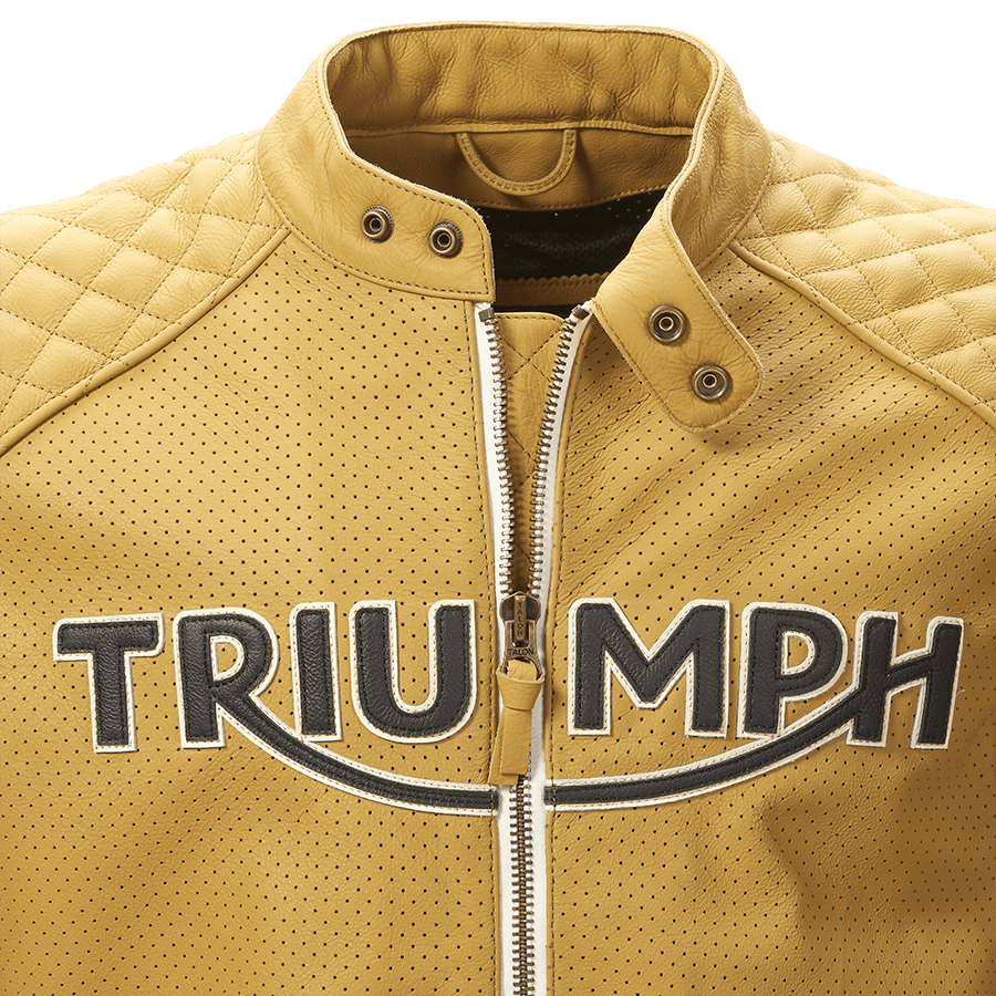 BRADDAN AIR RACE JACKET - GOLD M image 1