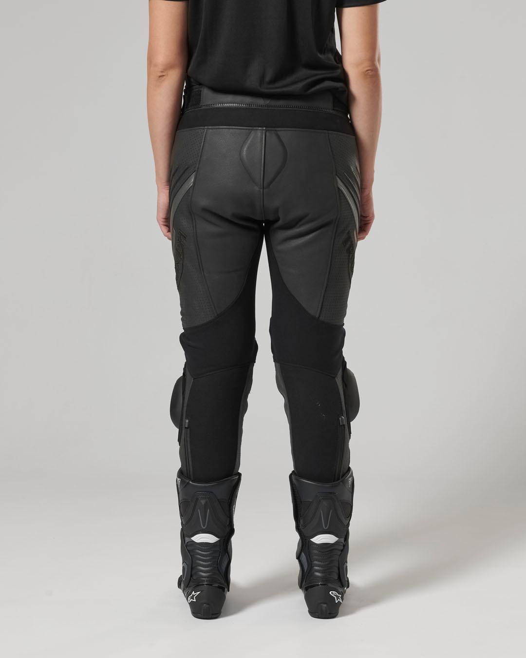 TRIPLE PERFORATED LEATHER PANTS 38 image 6