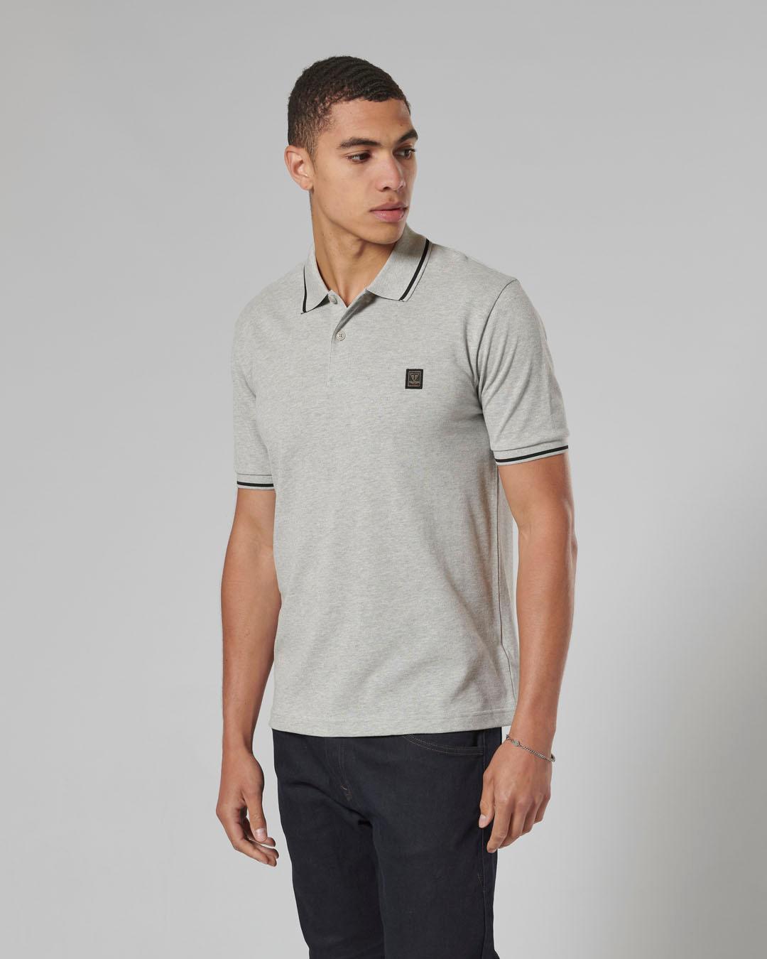 LUSTLEIGH POLO GREY MARL S image 1