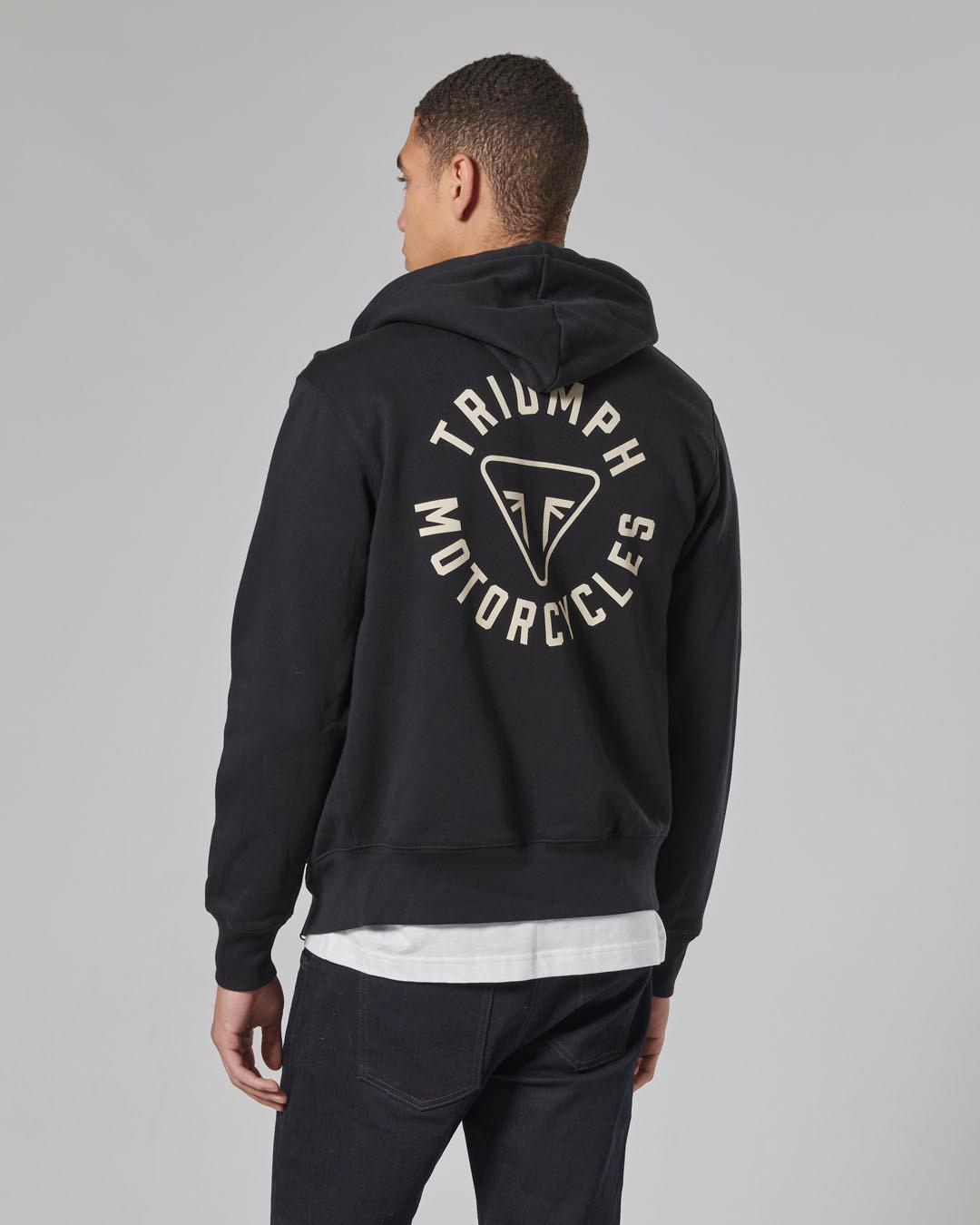 DIGBY FULL ZIP HOODY JET BLACK S image 8