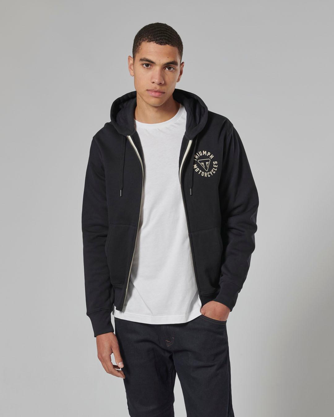 DIGBY FULL ZIP HOODY JET BLACK XL image 5