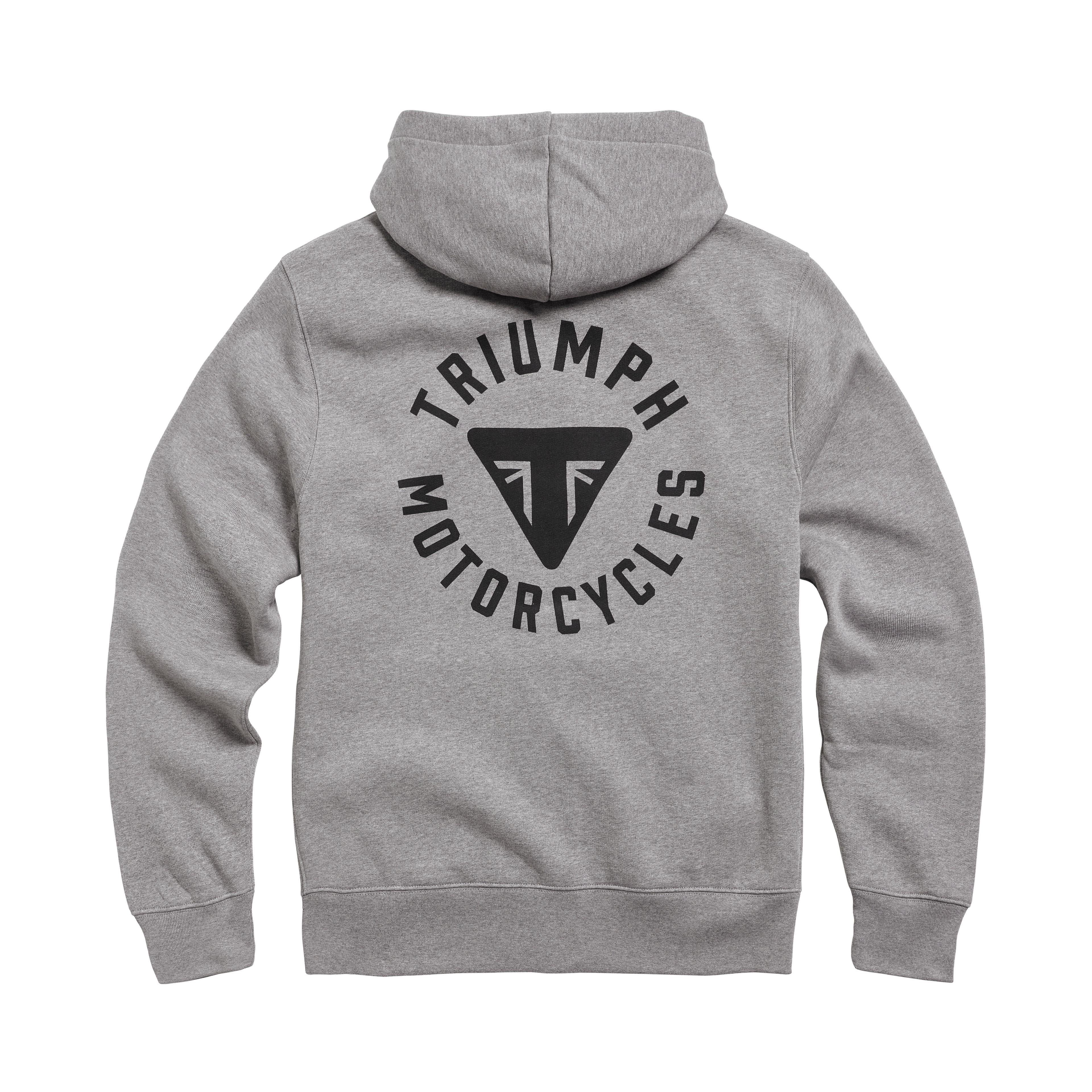 DIGBY FULL ZIP HOODY GREY MARL XL image 1