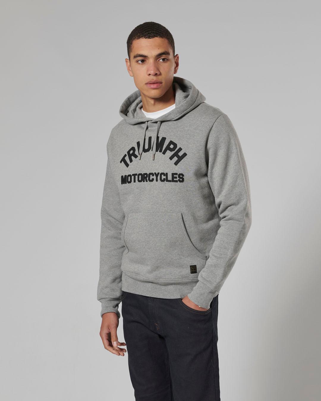 CARRICK PULL-ON HOODIE GREY MARL XXL image 4