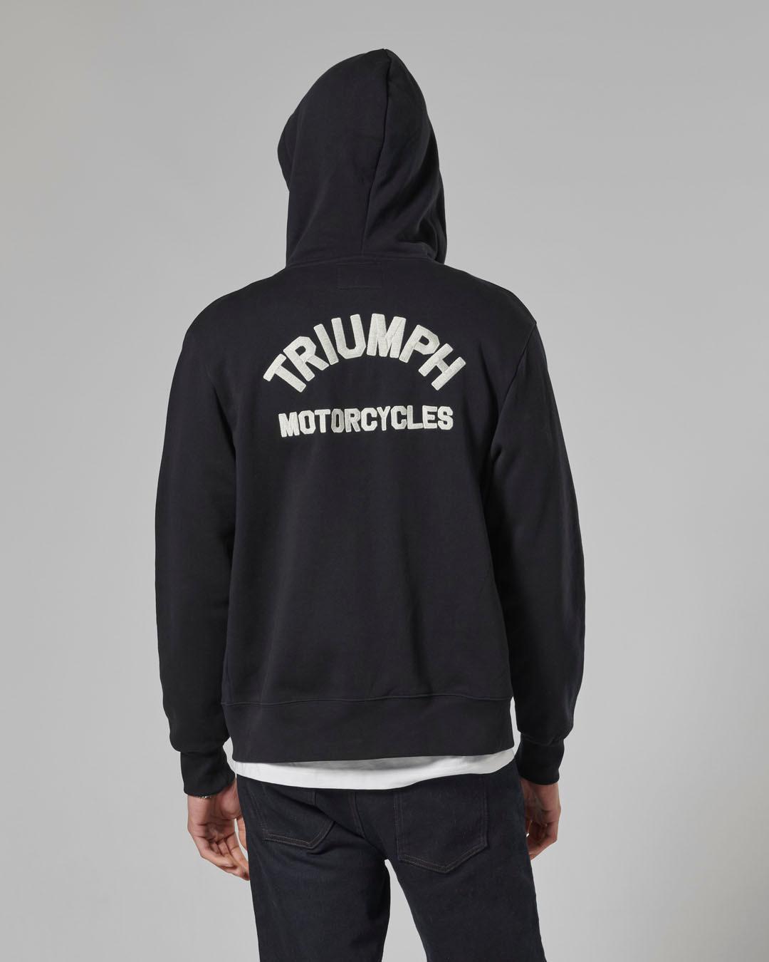 DOLAN FULL ZIP HOODIE BLACK L image 5