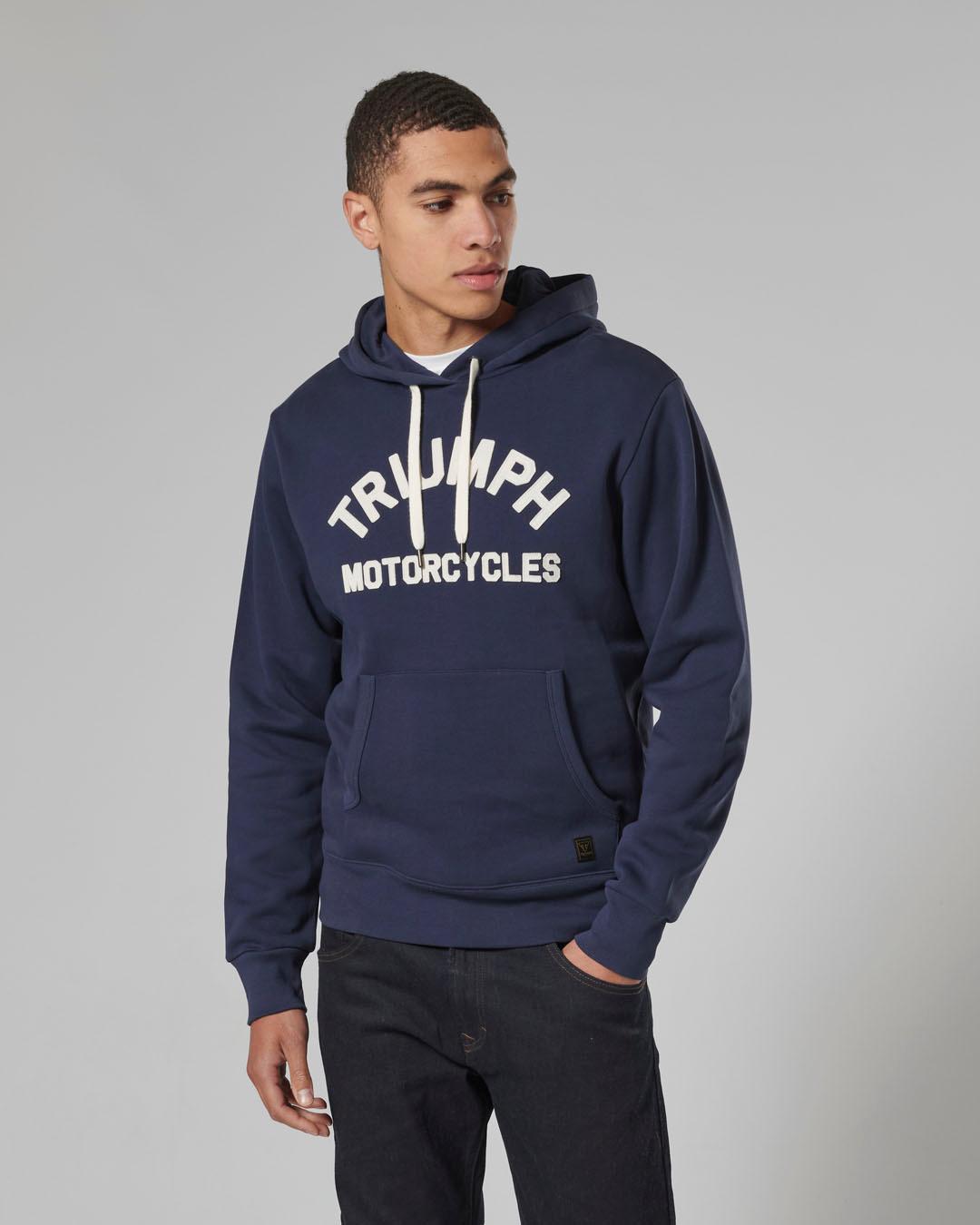 CARRICK PULL-ON HOODIE NAVY / BONE XXL image 6